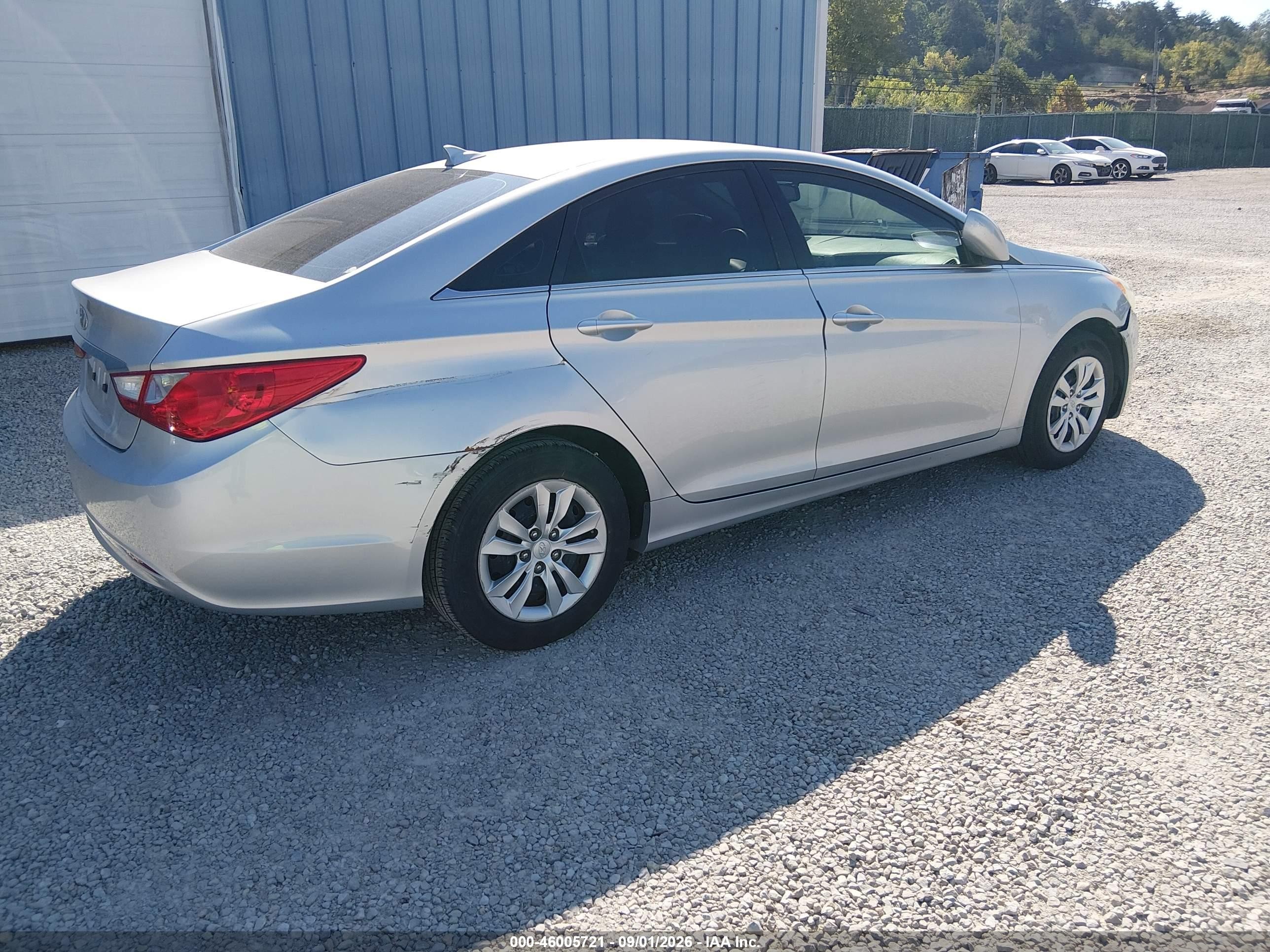 2013 Hyundai Sonata Gls Silver vin: 5NPEB4AC9DH551309
