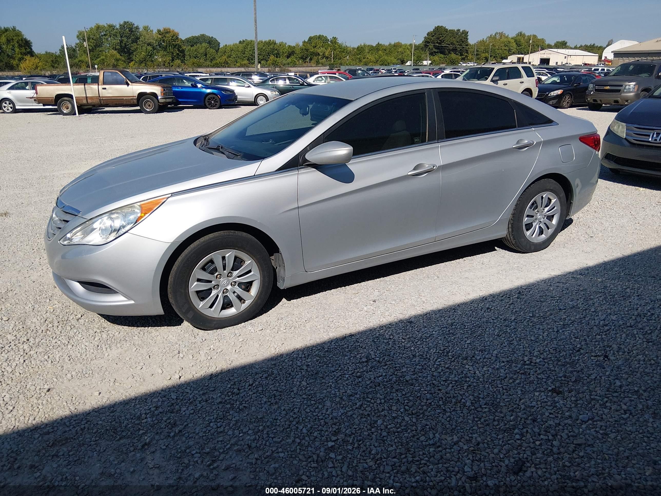 2013 Hyundai Sonata Gls Silver vin: 5NPEB4AC9DH551309