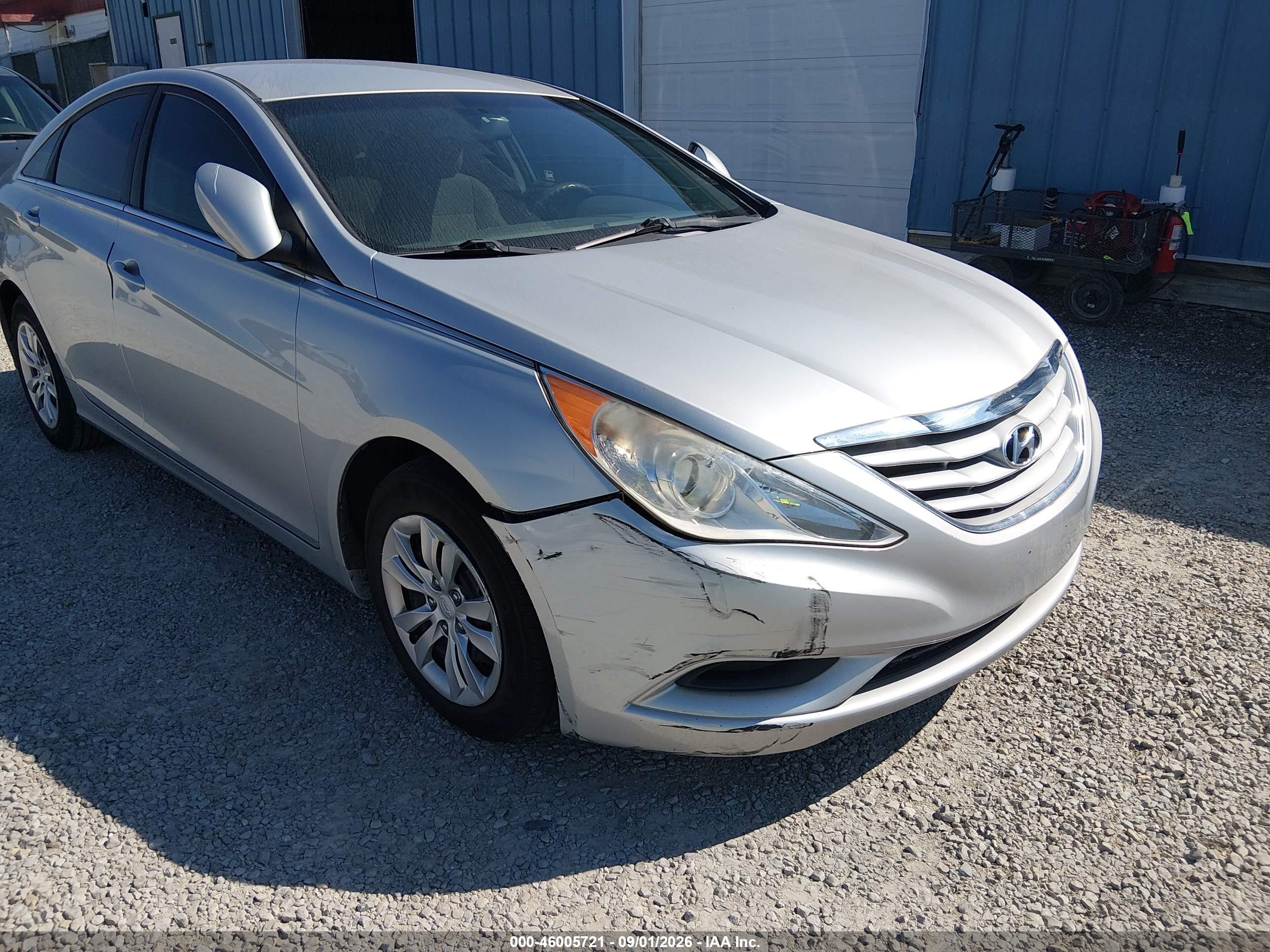 2013 Hyundai Sonata Gls Silver vin: 5NPEB4AC9DH551309