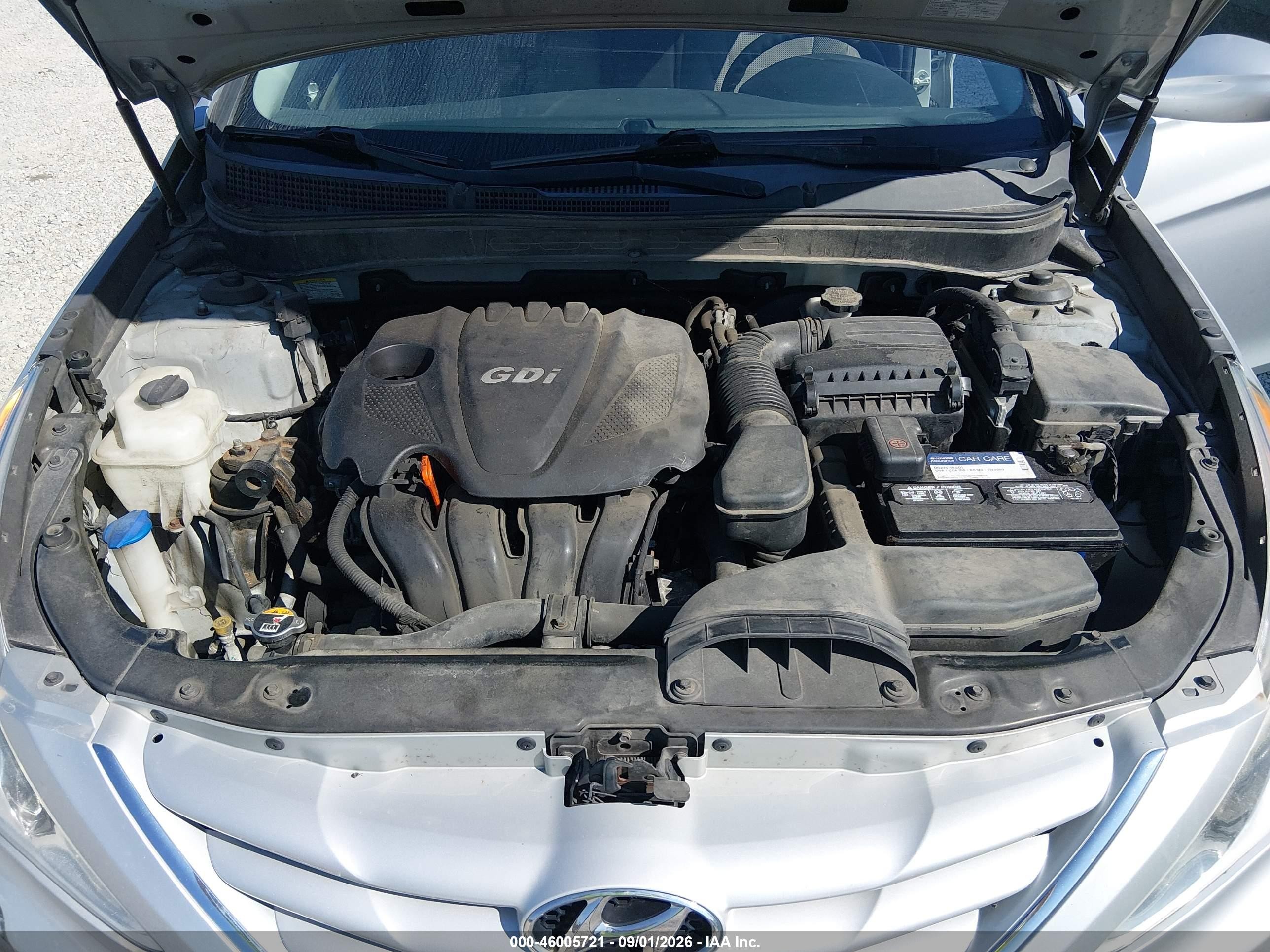 2013 Hyundai Sonata Gls Silver vin: 5NPEB4AC9DH551309