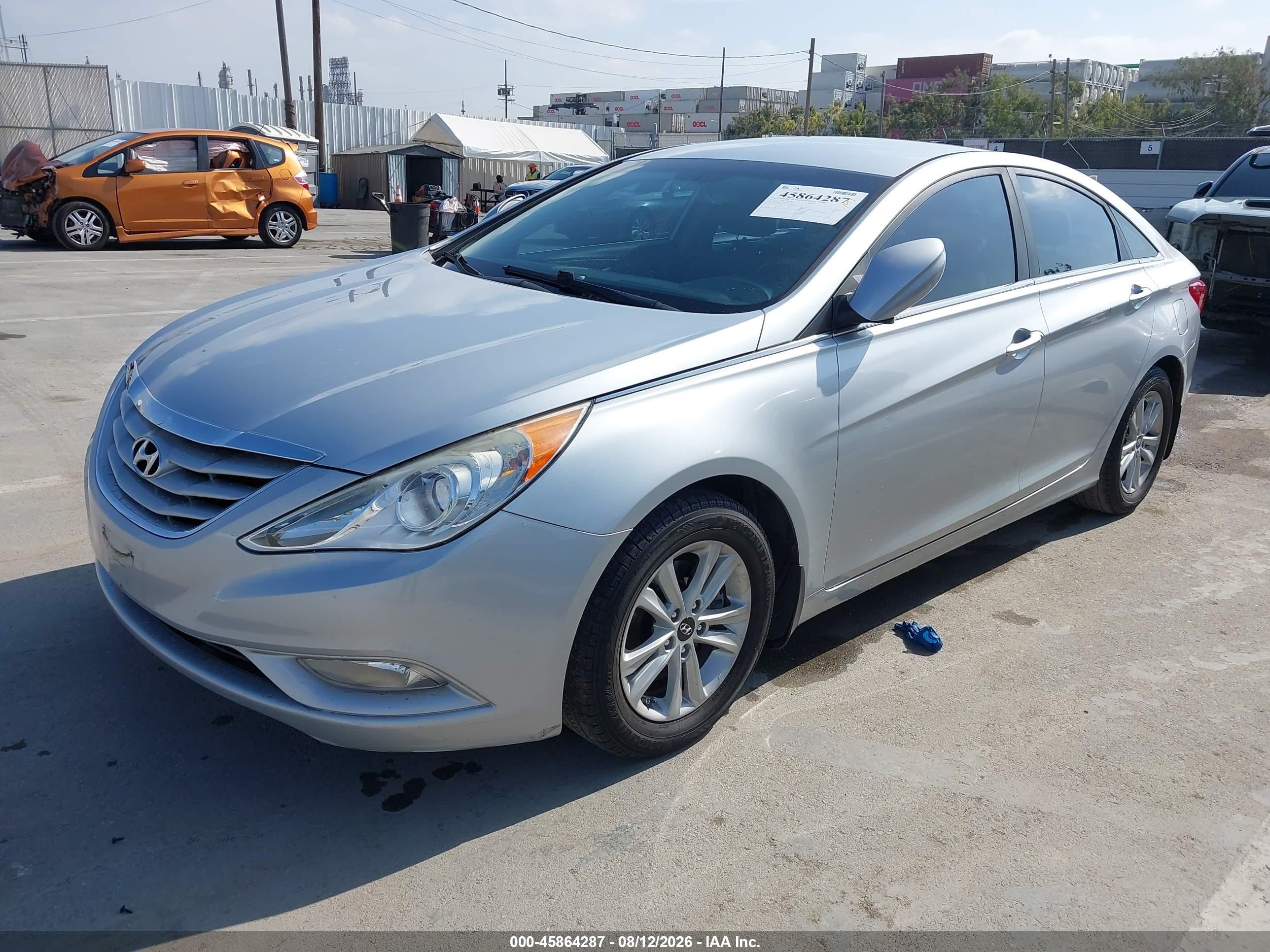 2013 Hyundai Sonata Gls Silver vin: 5NPEB4AC9DH552377