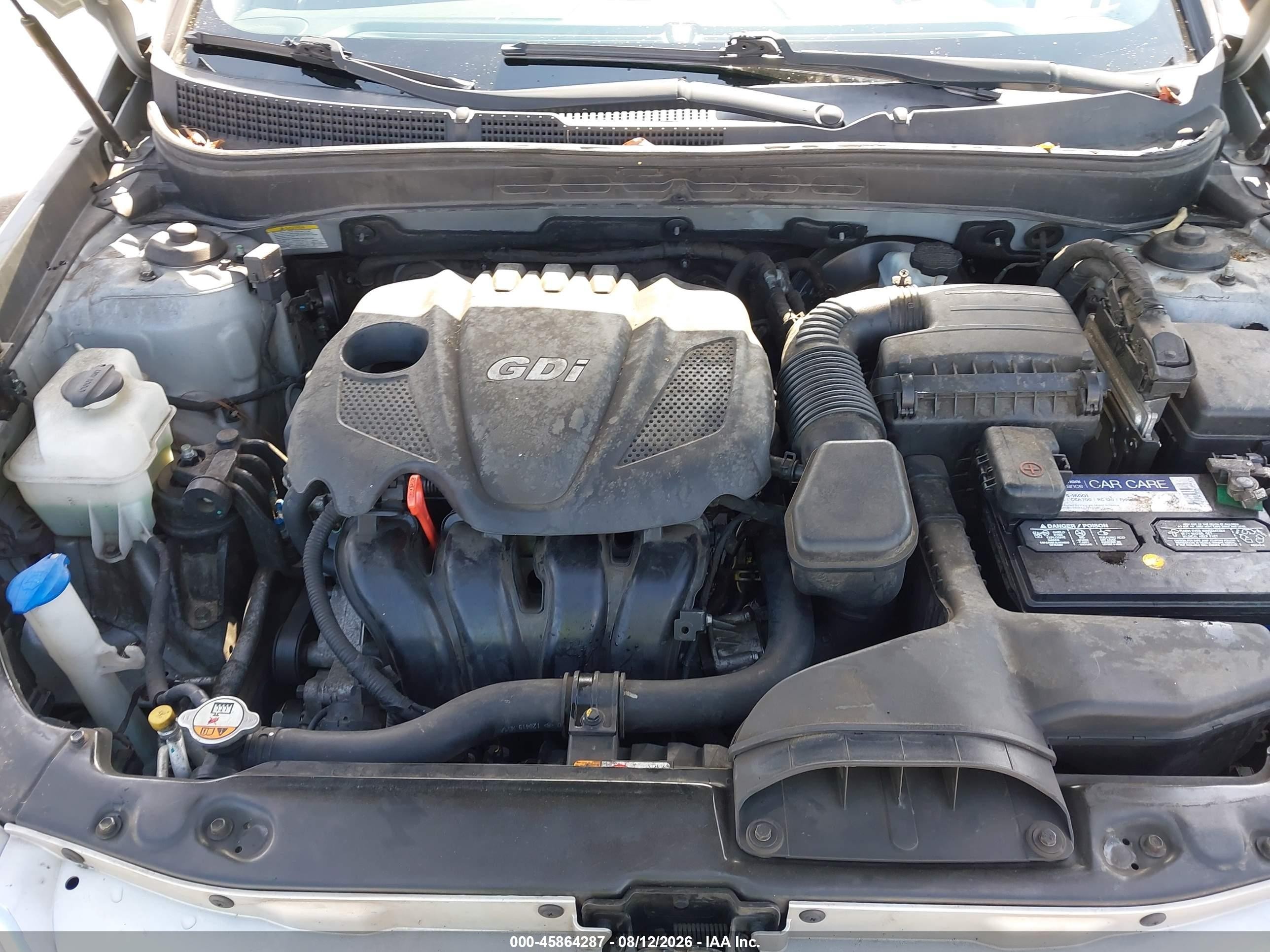 2013 Hyundai Sonata Gls Silver vin: 5NPEB4AC9DH552377
