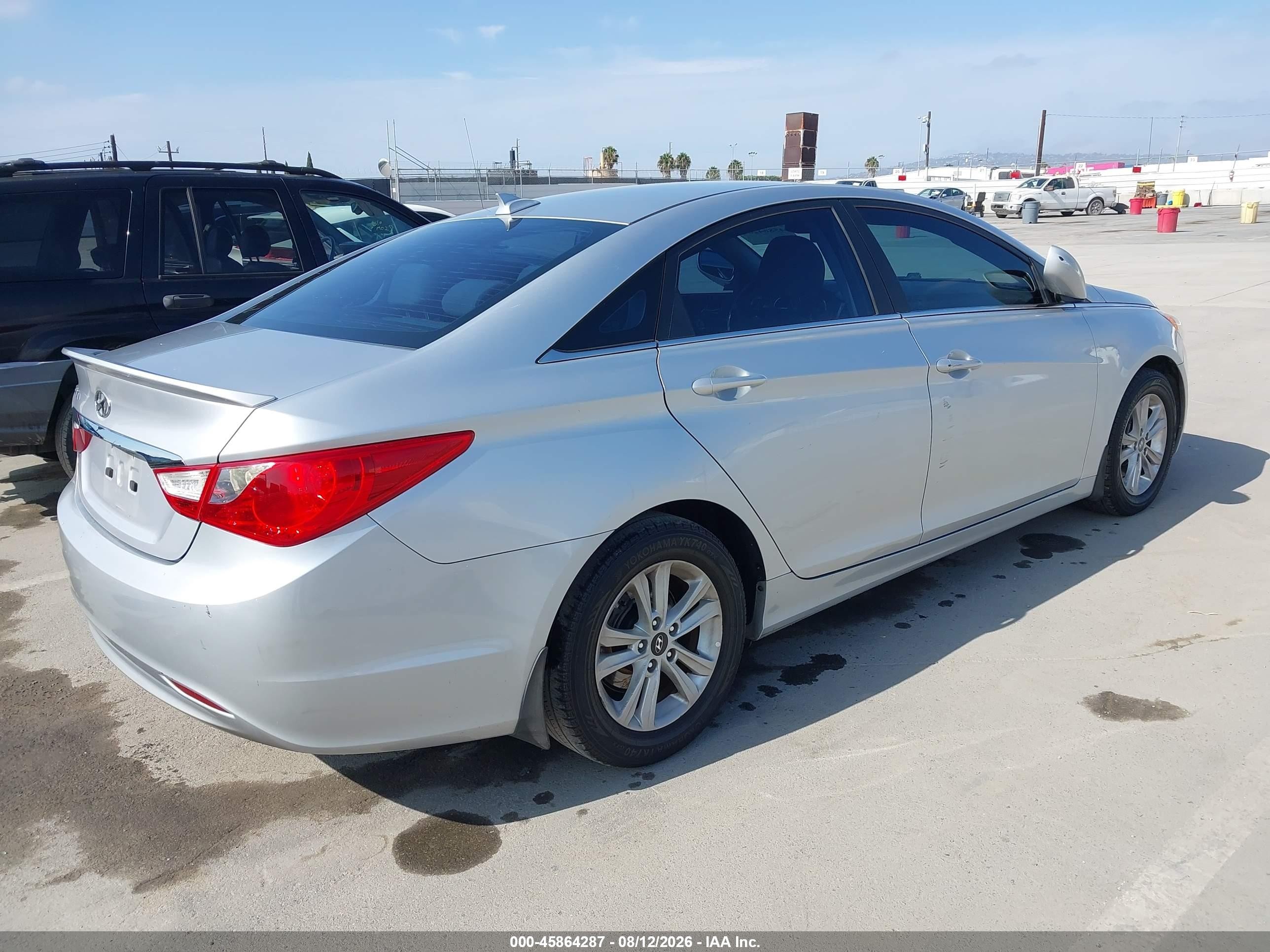 2013 Hyundai Sonata Gls Silver vin: 5NPEB4AC9DH552377