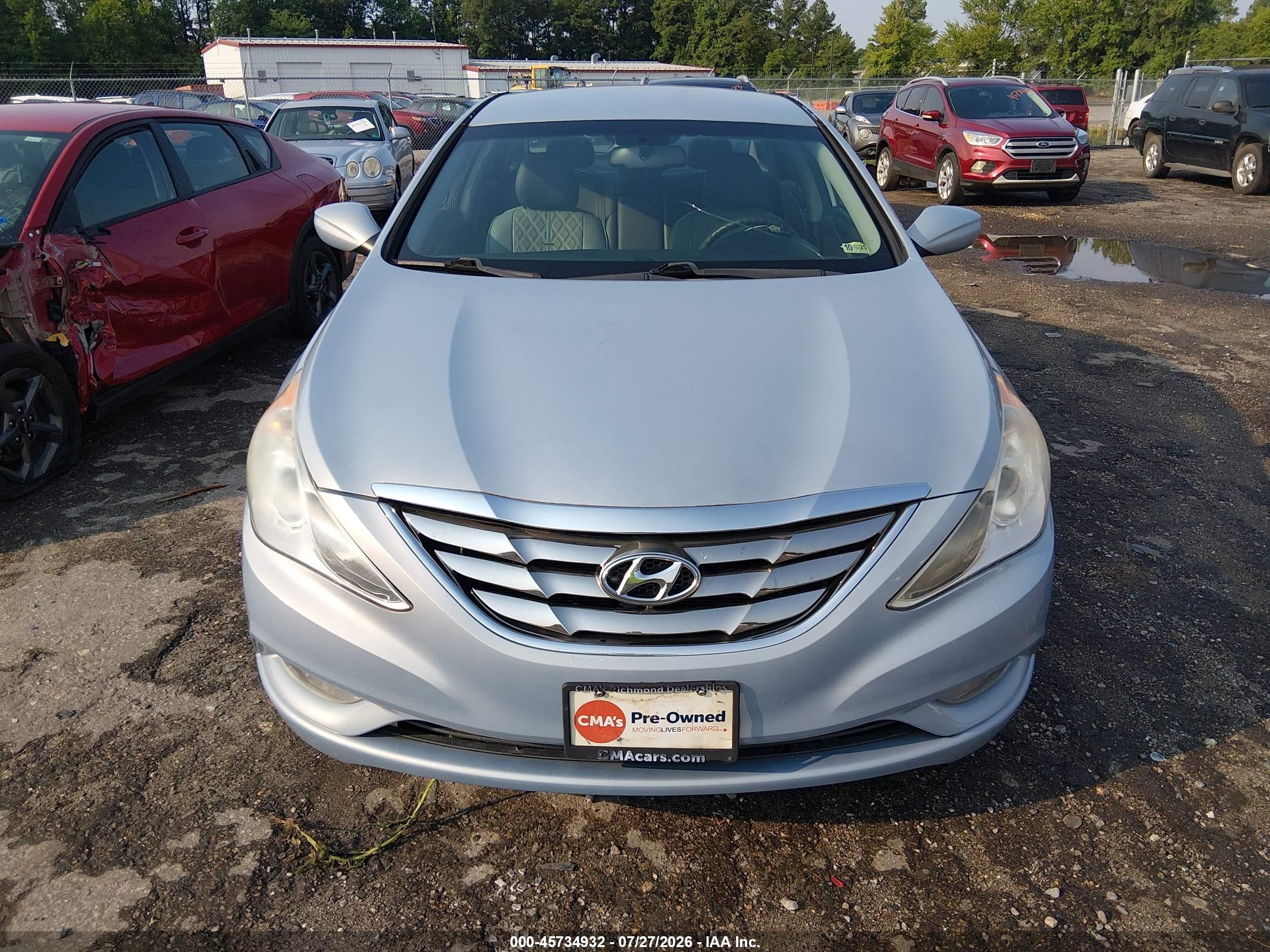 2013 Hyundai Sonata Gls Light Blue vin: 5NPEB4AC9DH553402