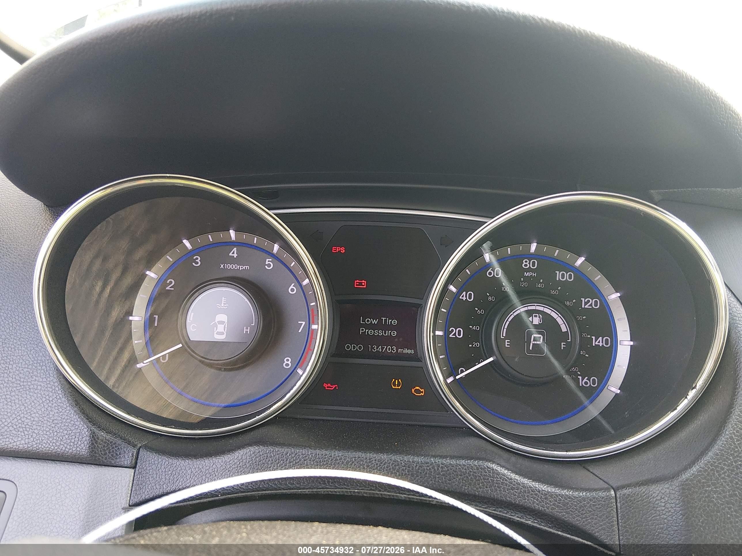 2013 Hyundai Sonata Gls Light Blue vin: 5NPEB4AC9DH553402