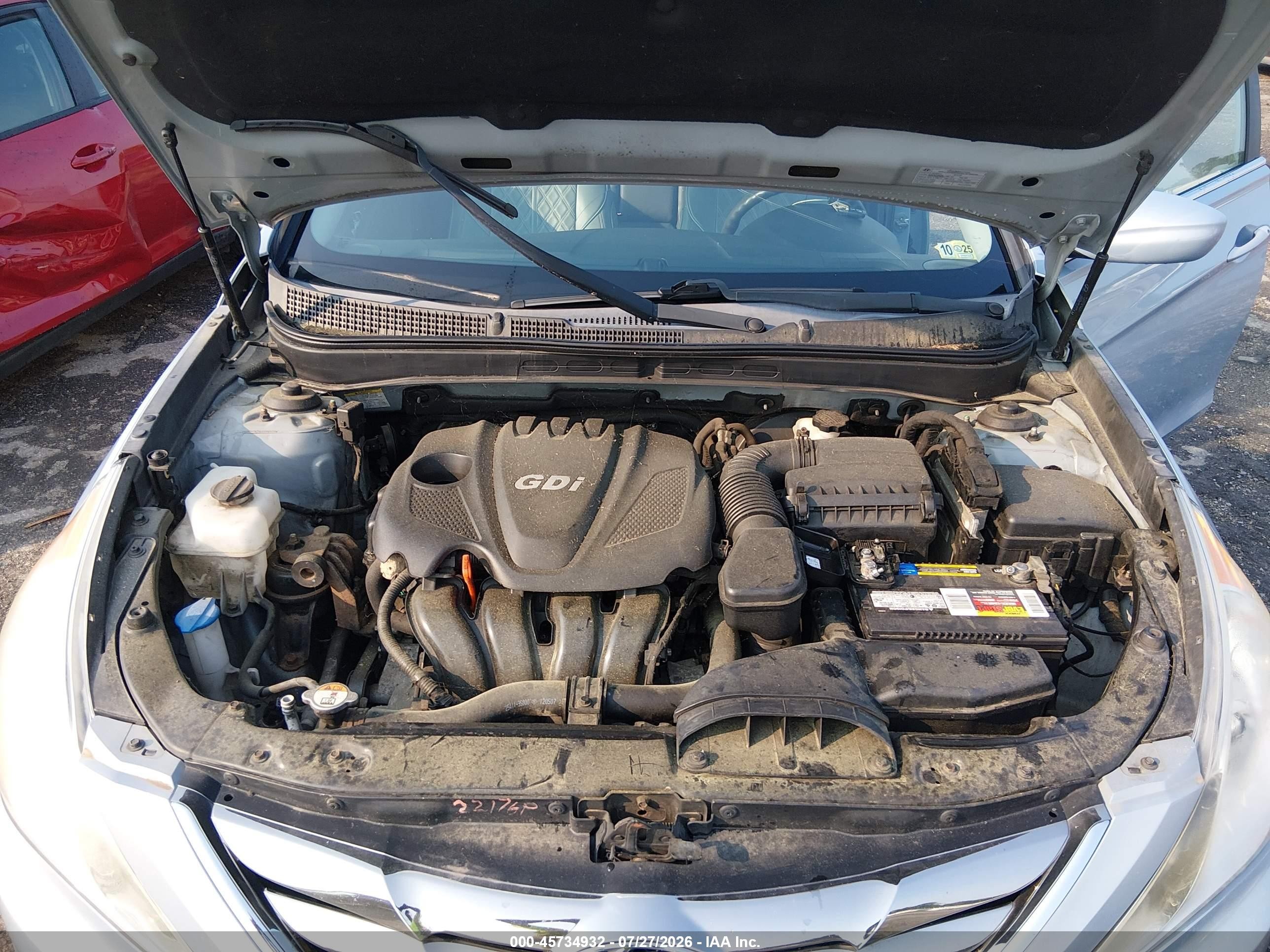 2013 Hyundai Sonata Gls Light Blue vin: 5NPEB4AC9DH553402