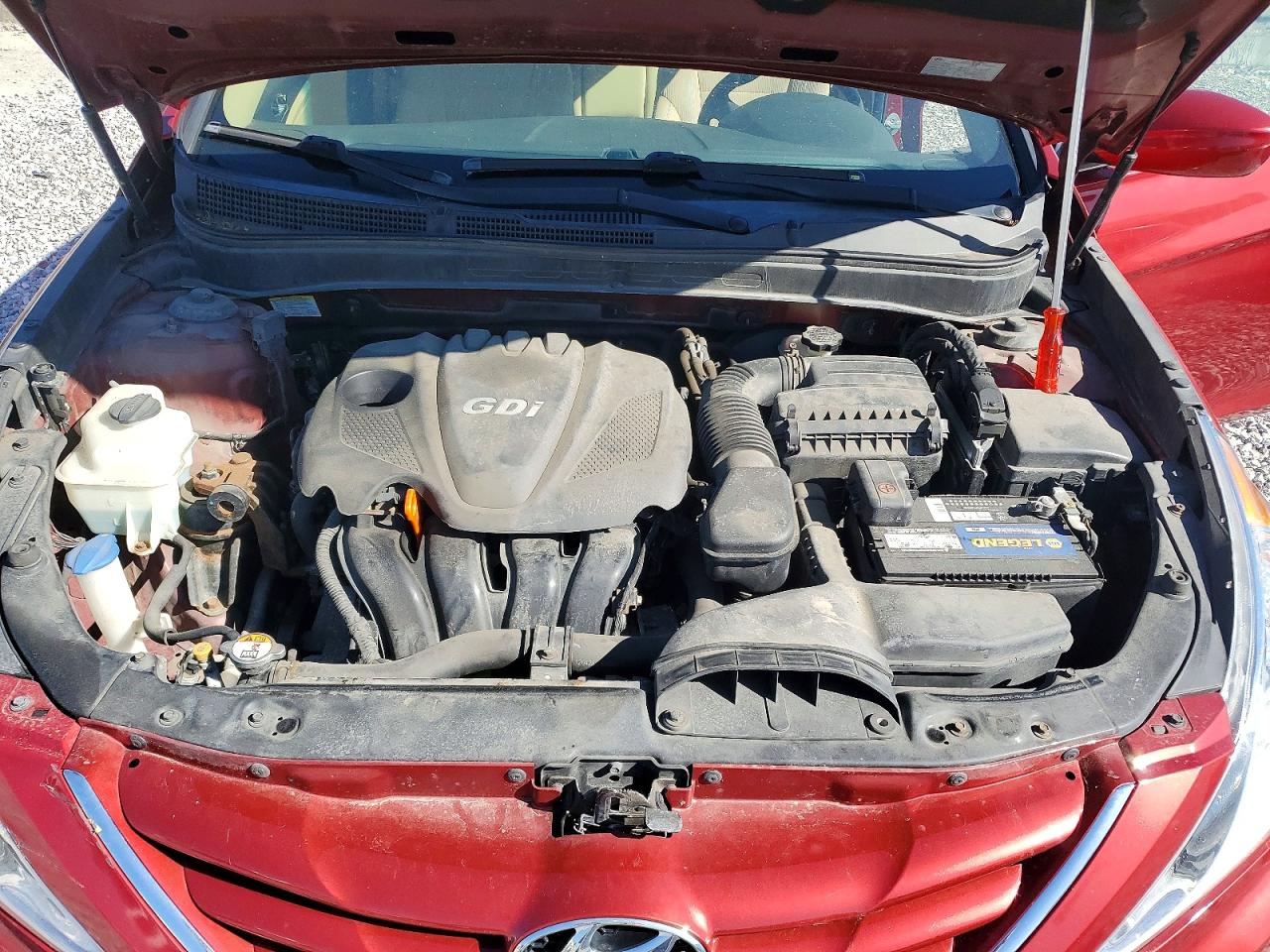 2013 Hyundai Sonata Gls Red vin: 5NPEB4AC9DH557241