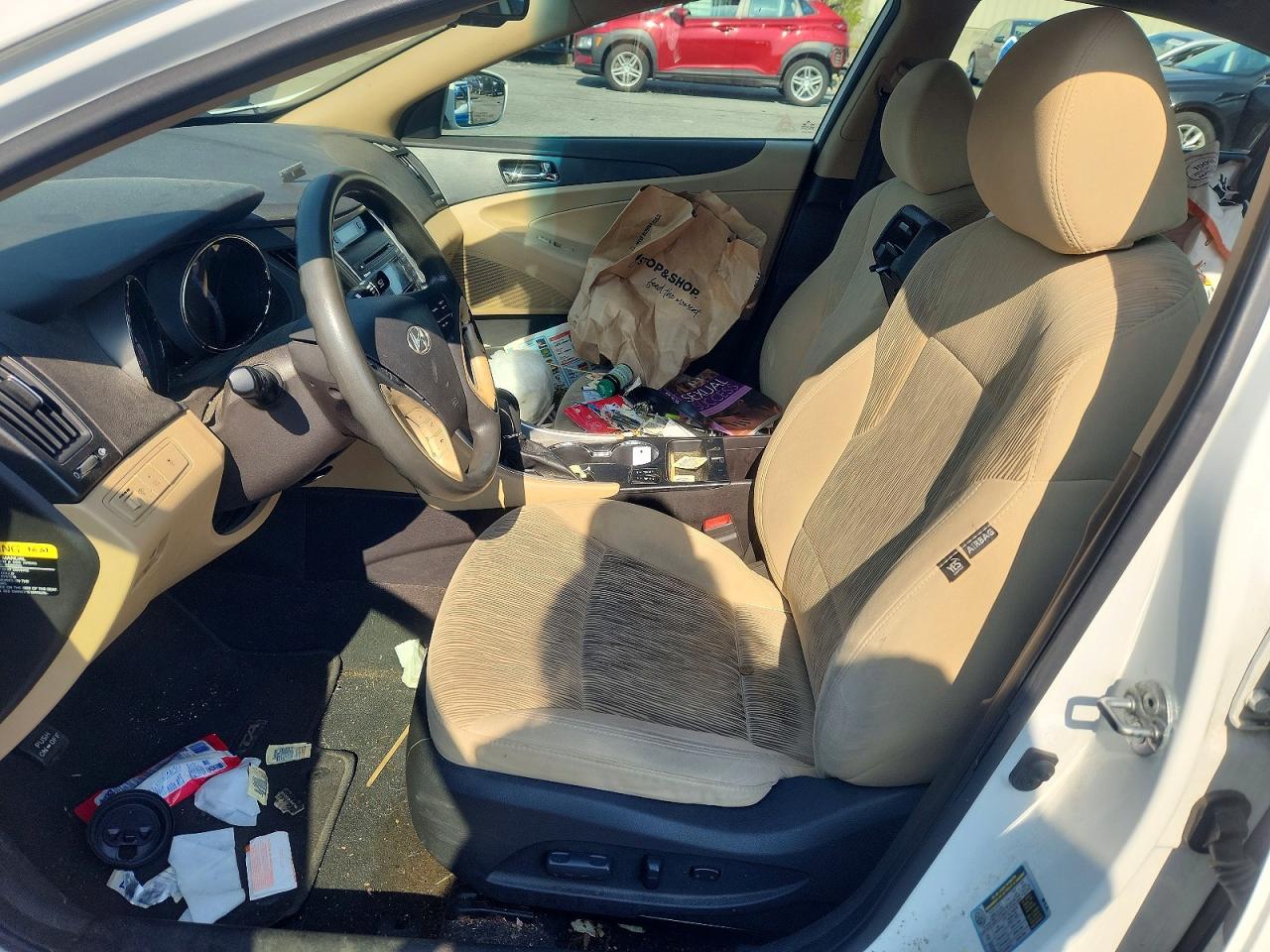 2013 Hyundai Sonata Gls White vin: 5NPEB4AC9DH567185