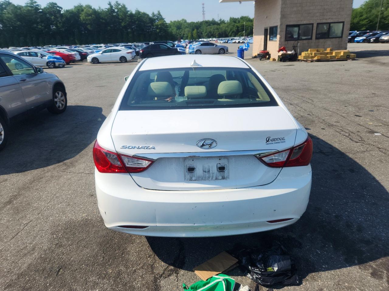 2013 Hyundai Sonata Gls White vin: 5NPEB4AC9DH567185