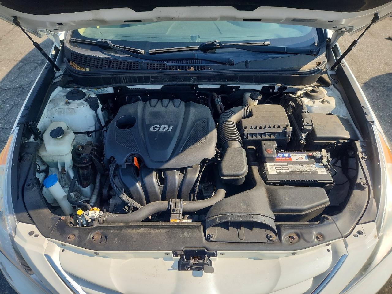 2013 Hyundai Sonata Gls White vin: 5NPEB4AC9DH567185