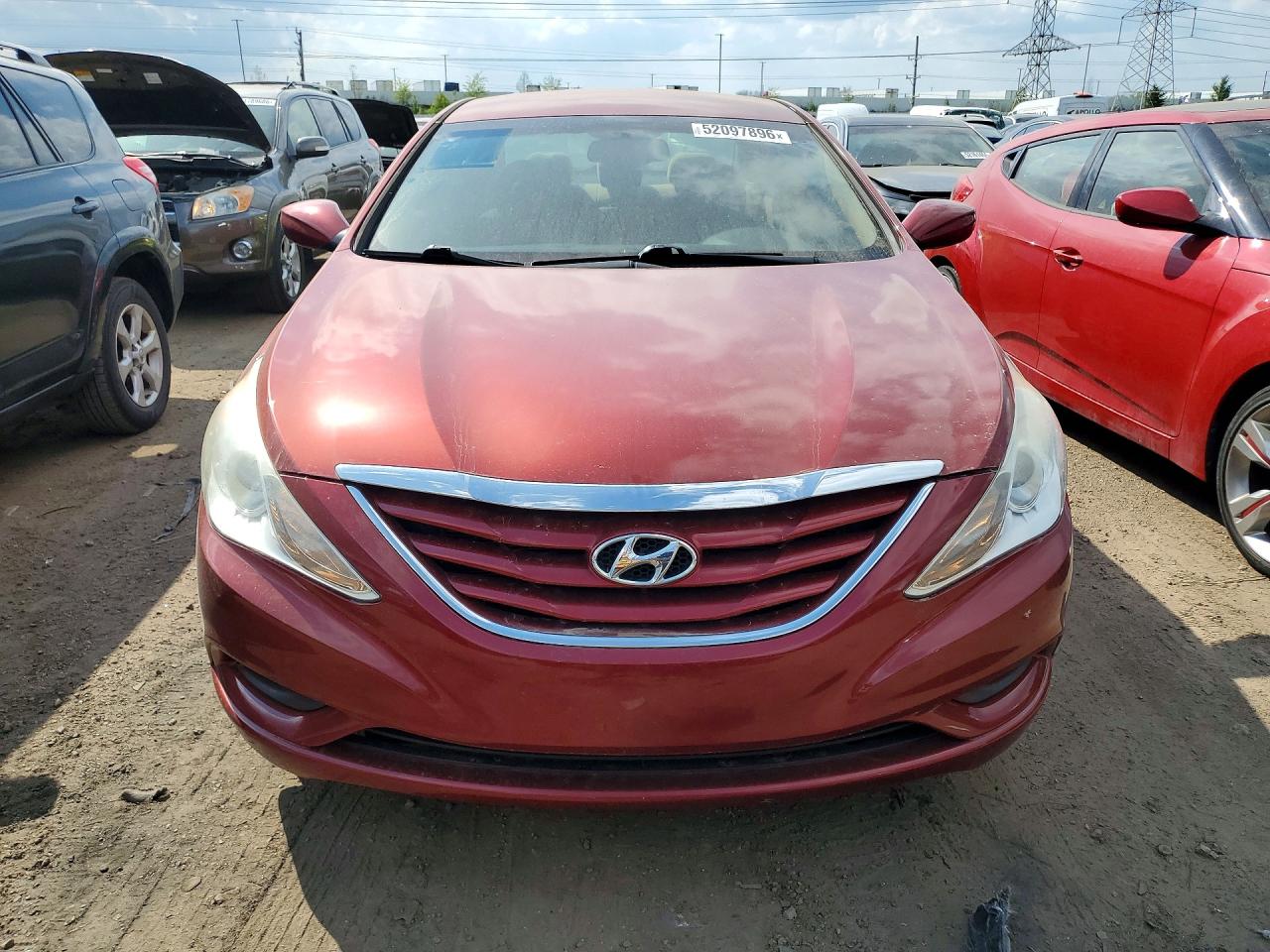 2013 Hyundai Sonata Gls Red vin: 5NPEB4AC9DH568949