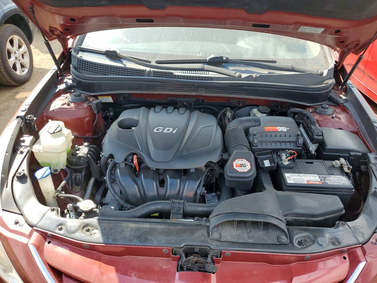 2013 Hyundai Sonata Gls Red vin: 5NPEB4AC9DH568949