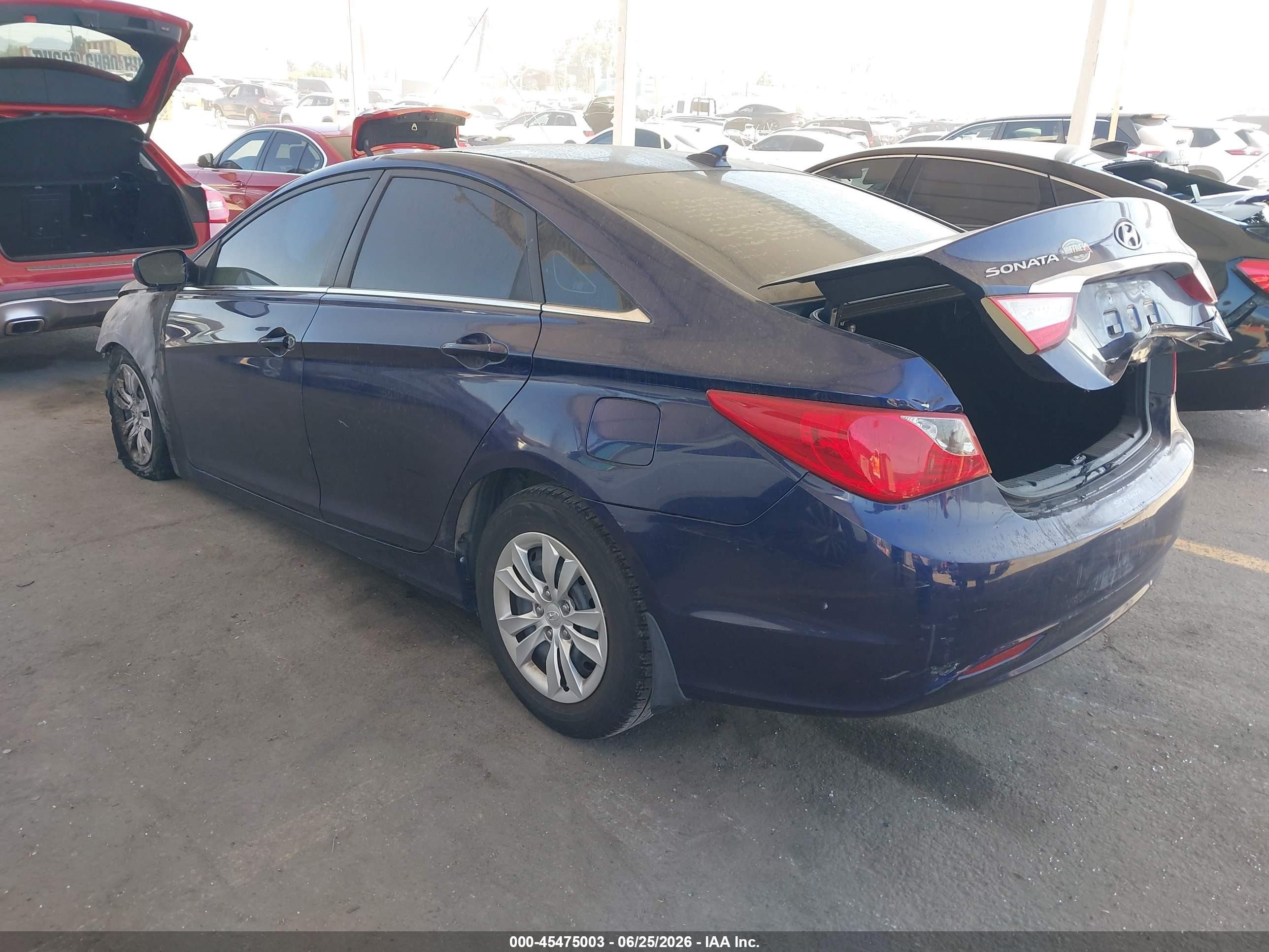 2013 Hyundai Sonata Gls Синий vin: 5NPEB4AC9DH569244