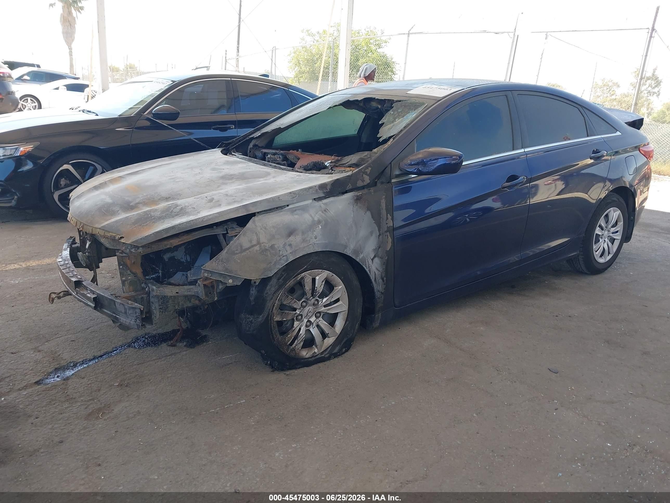2013 Hyundai Sonata Gls Синий vin: 5NPEB4AC9DH569244