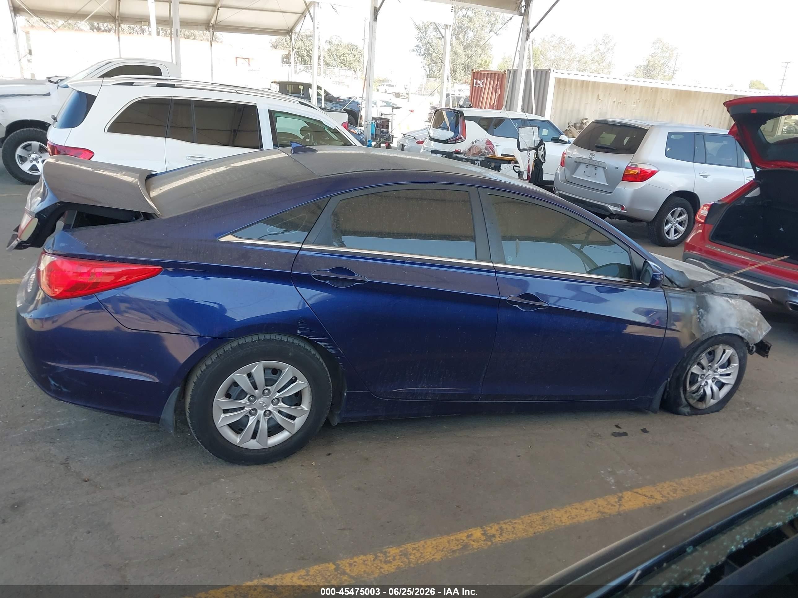 2013 Hyundai Sonata Gls Синий vin: 5NPEB4AC9DH569244