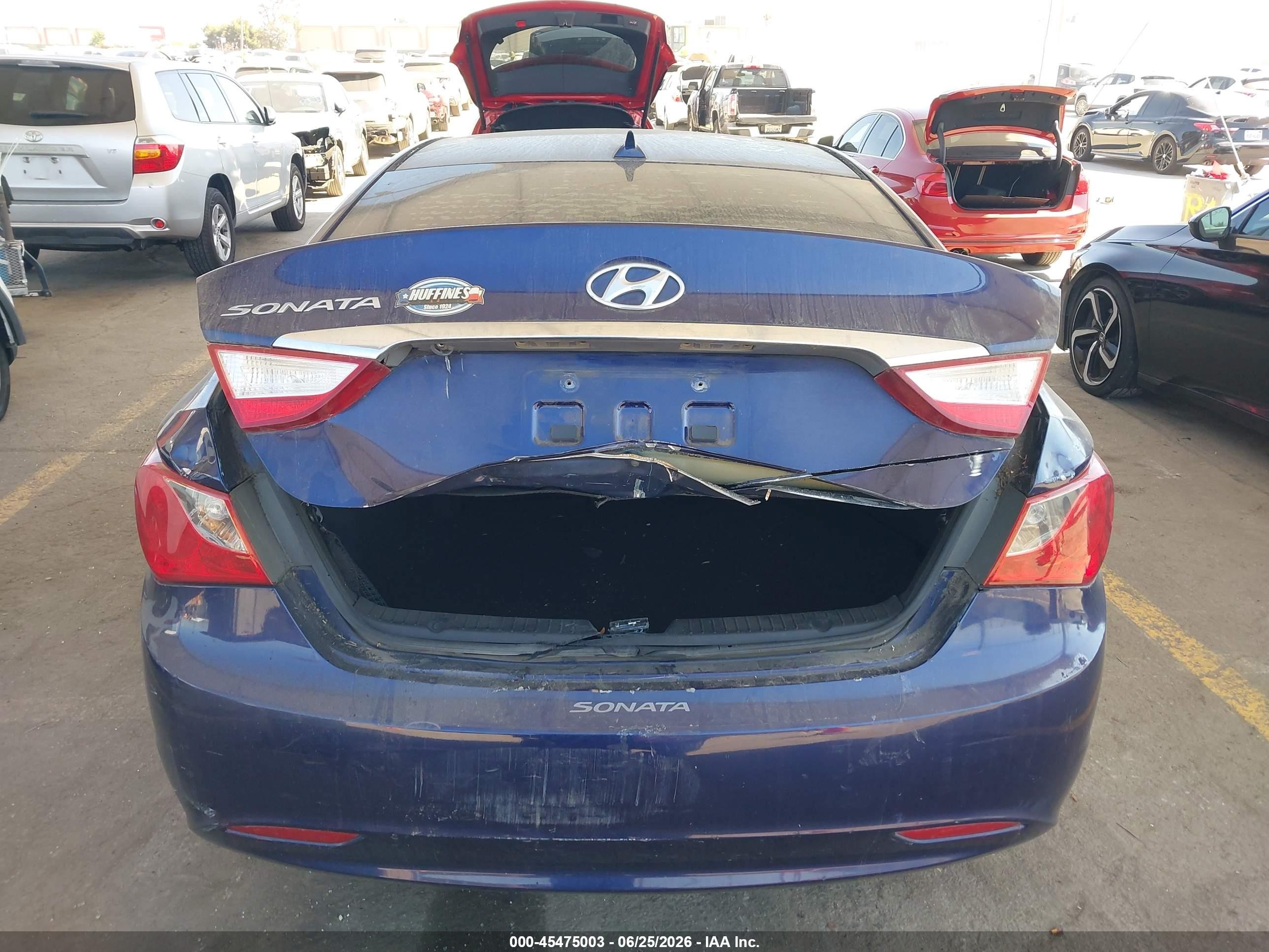 2013 Hyundai Sonata Gls Синий vin: 5NPEB4AC9DH569244