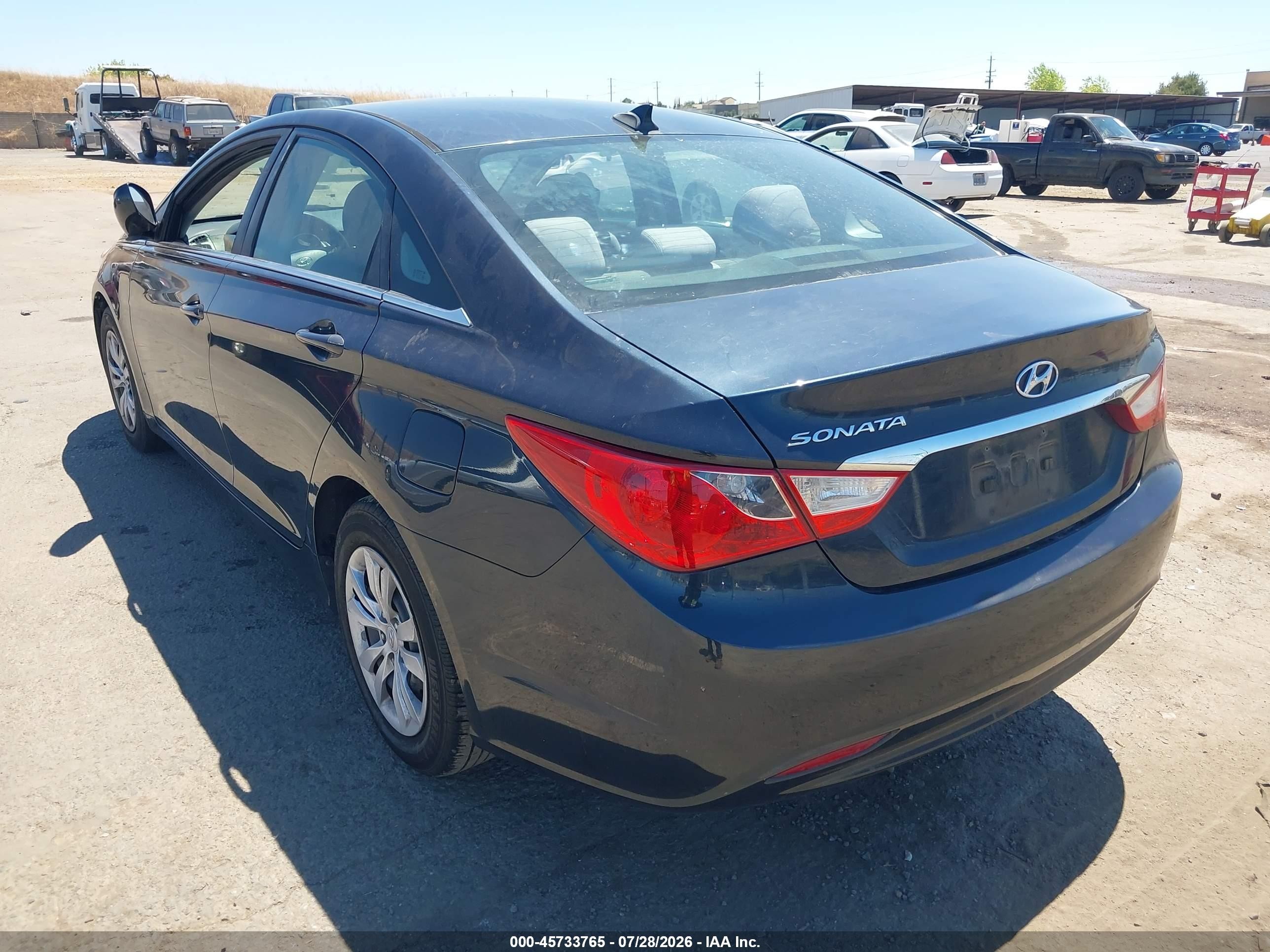 2013 Hyundai Sonata Gls Blue vin: 5NPEB4AC9DH572497