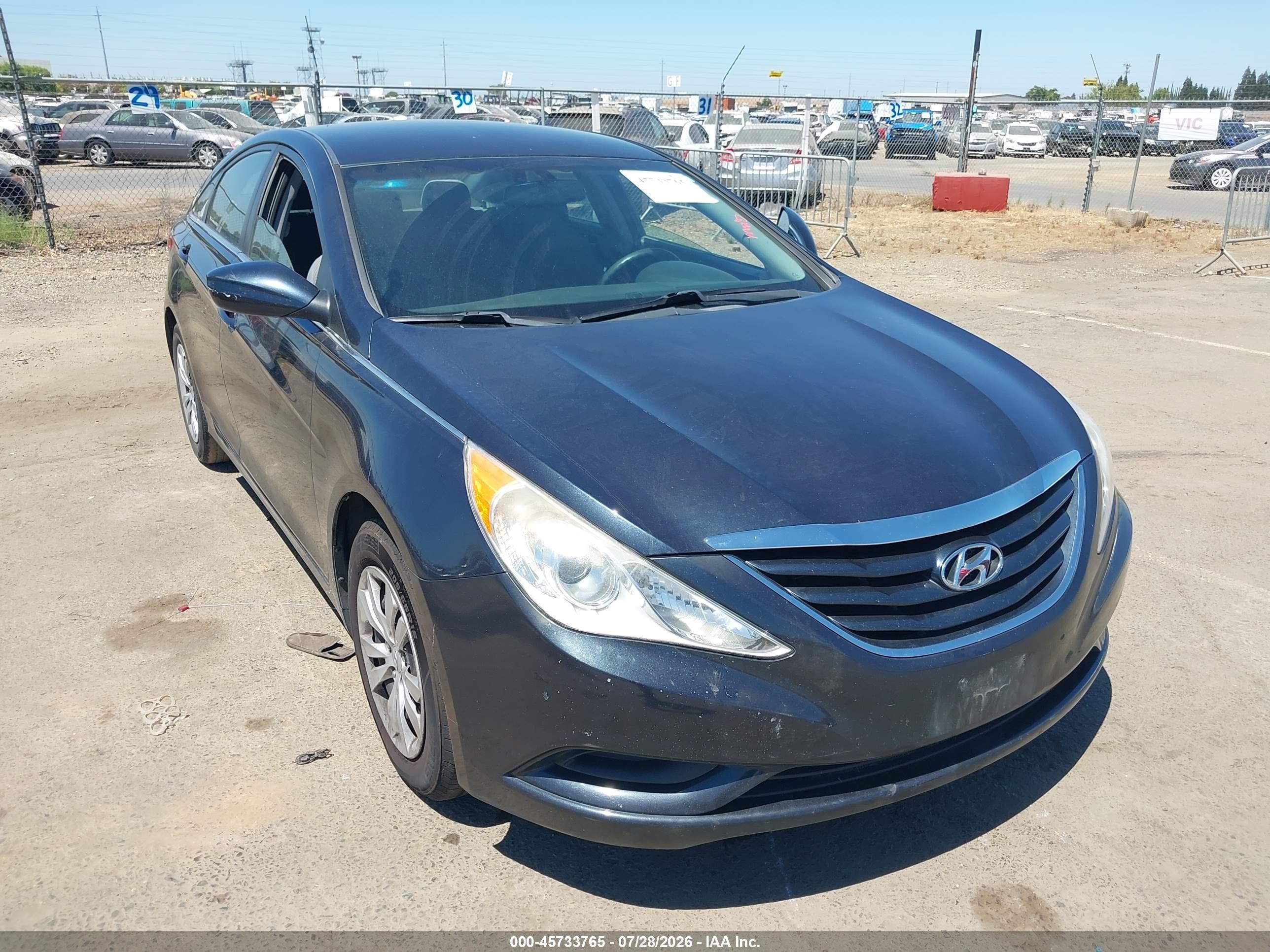 2013 Hyundai Sonata Gls Blue vin: 5NPEB4AC9DH572497