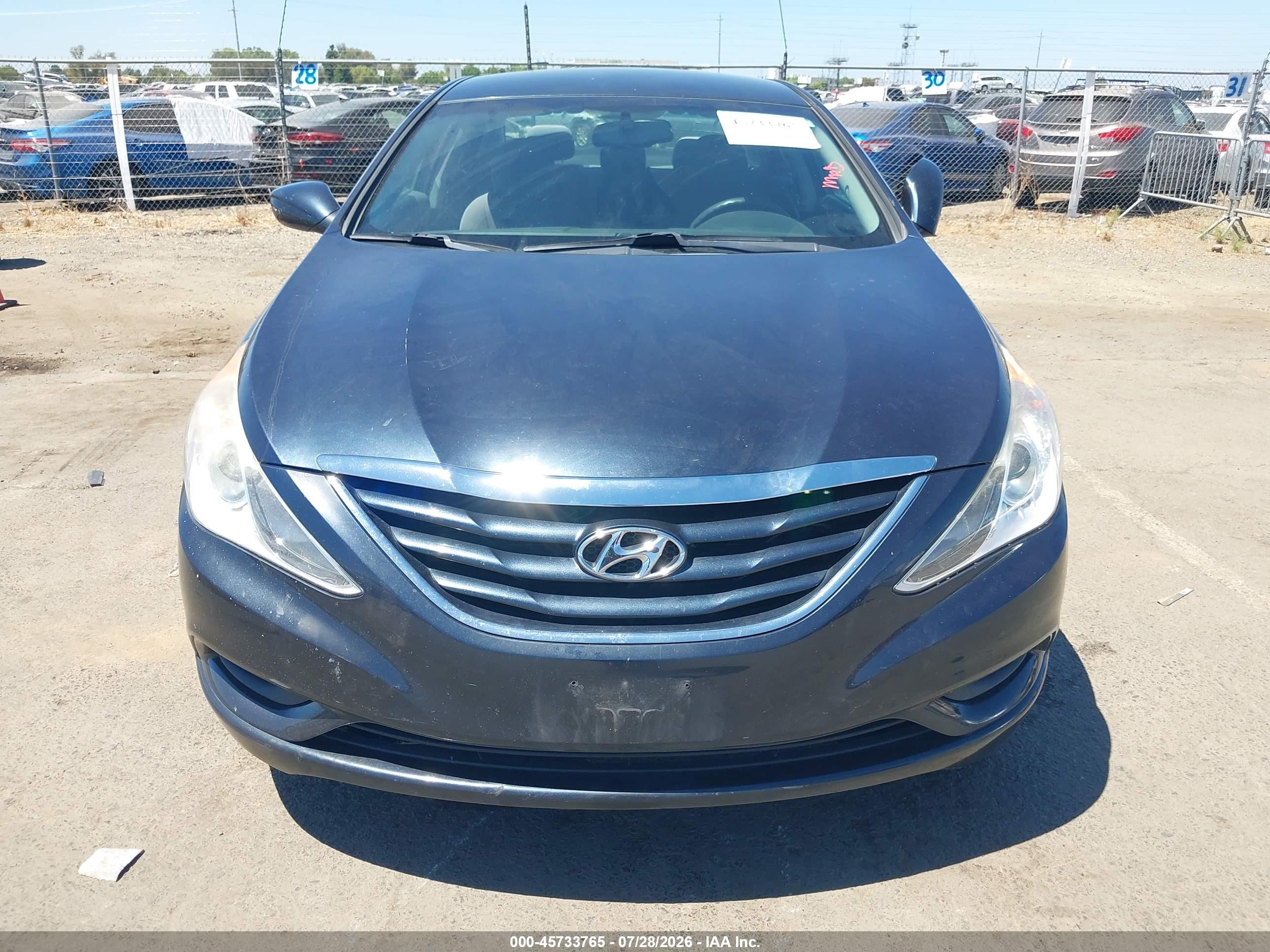 2013 Hyundai Sonata Gls Blue vin: 5NPEB4AC9DH572497
