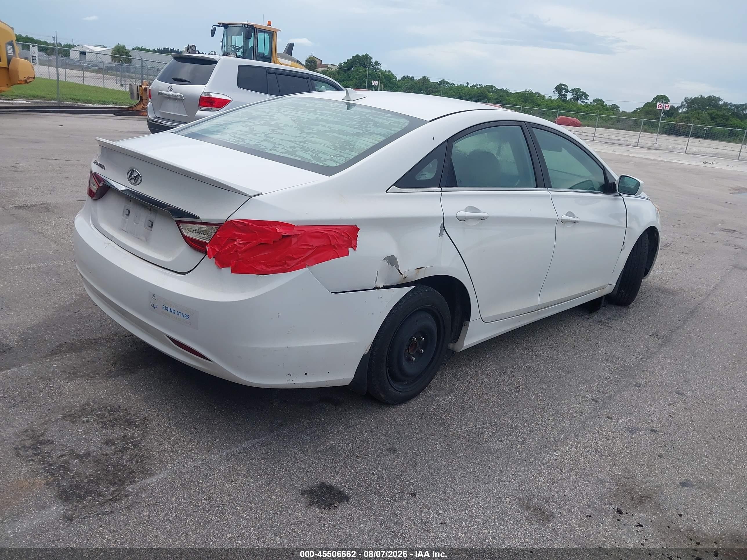 2013 Hyundai Sonata Gls White vin: 5NPEB4AC9DH573083