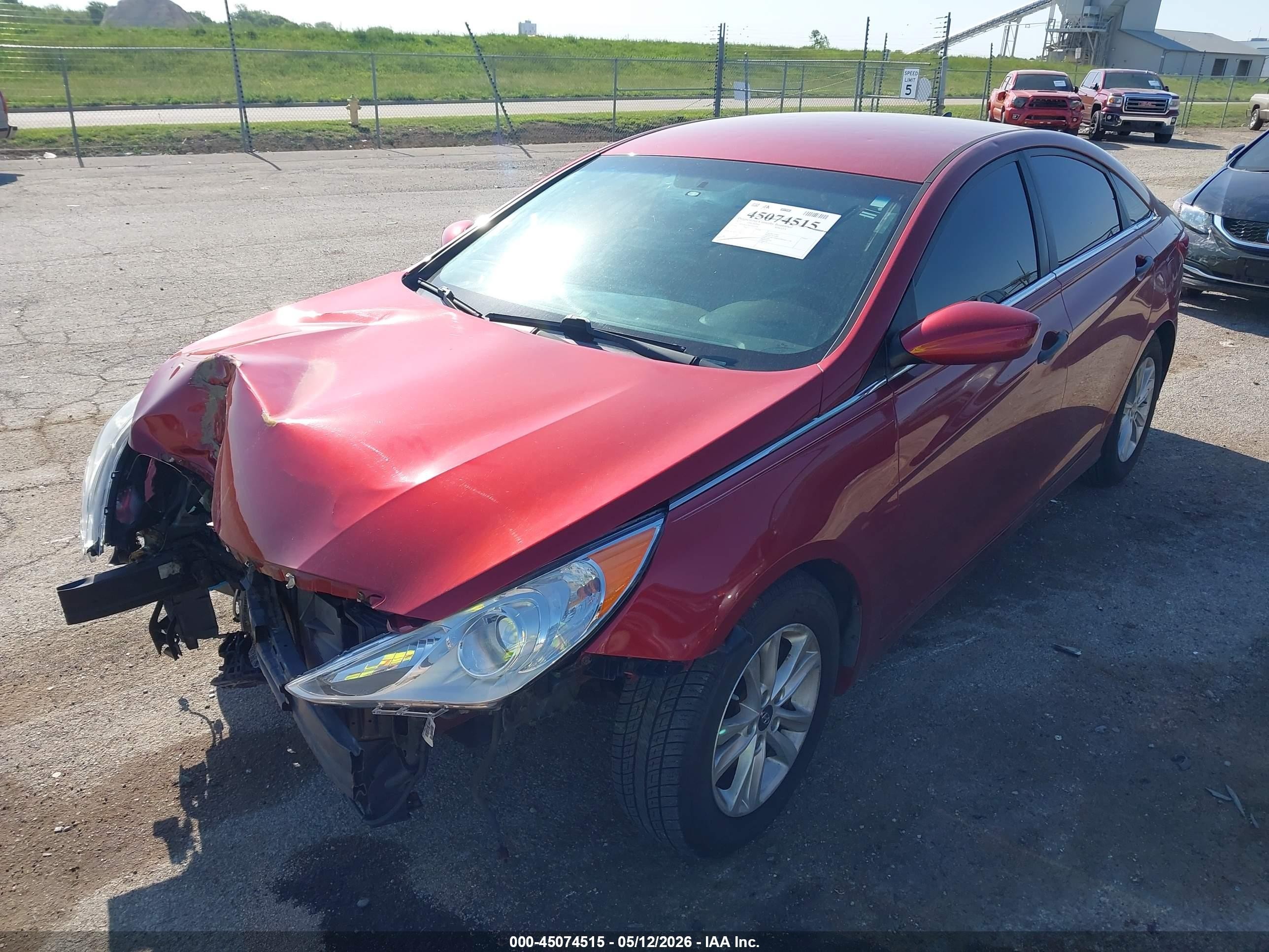 2013 Hyundai Sonata Gls Burgundy vin: 5NPEB4AC9DH610259