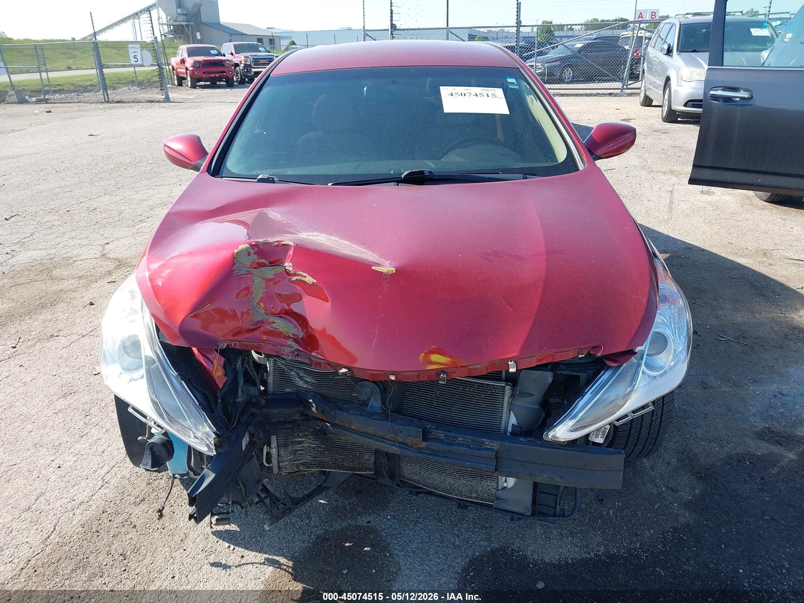 2013 Hyundai Sonata Gls Burgundy vin: 5NPEB4AC9DH610259