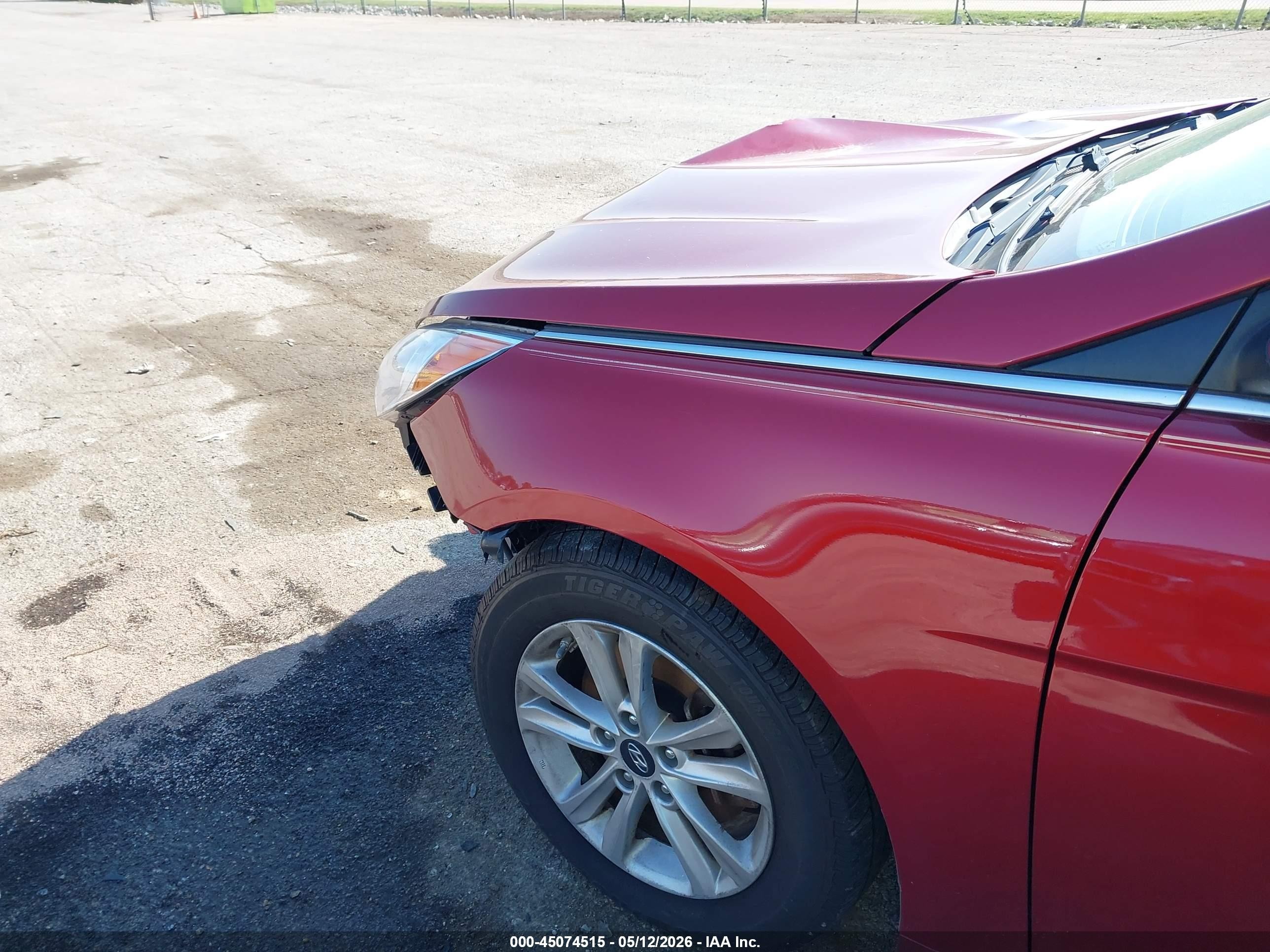 2013 Hyundai Sonata Gls Burgundy vin: 5NPEB4AC9DH610259