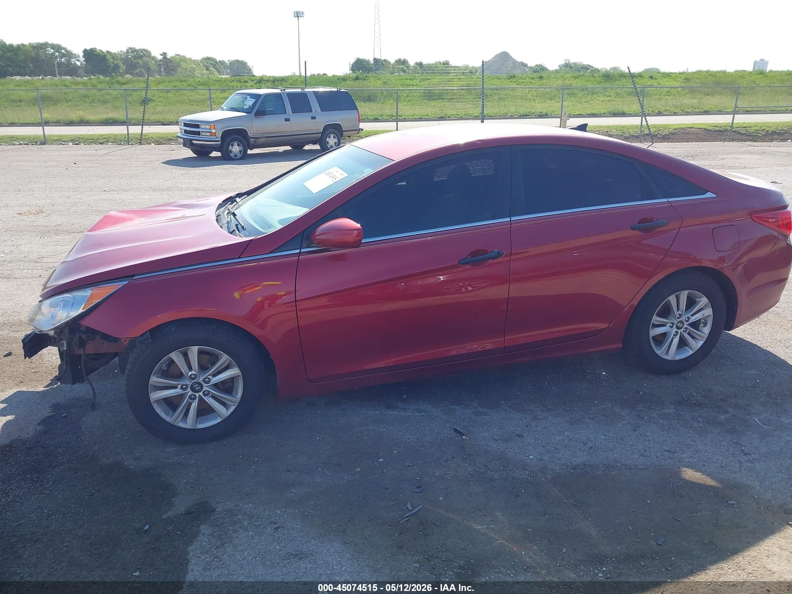 2013 Hyundai Sonata Gls Burgundy vin: 5NPEB4AC9DH610259