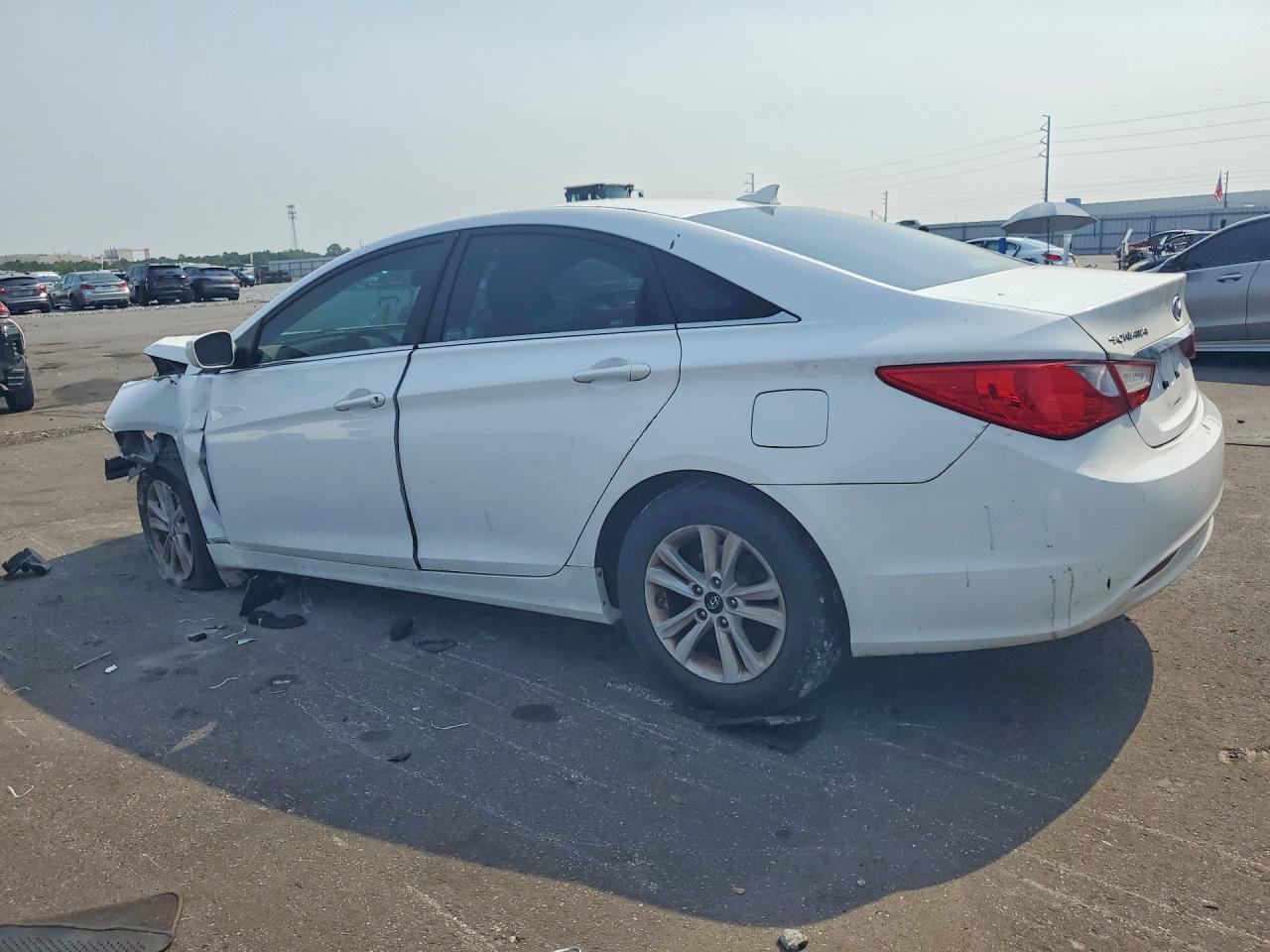 2013 Hyundai Sonata Gls White vin: 5NPEB4AC9DH616045