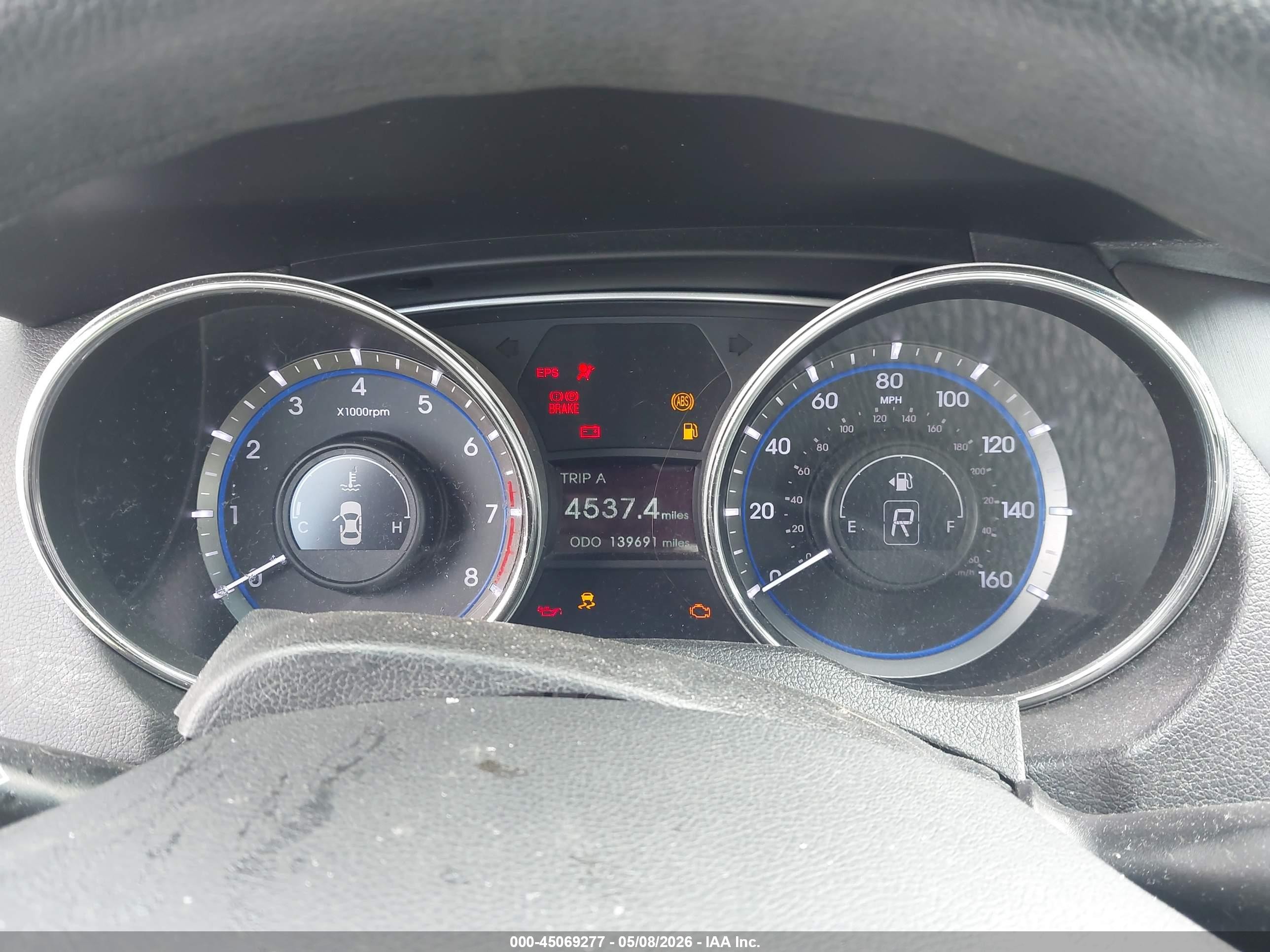 2013 Hyundai Sonata Gls Blue vin: 5NPEB4AC9DH623979