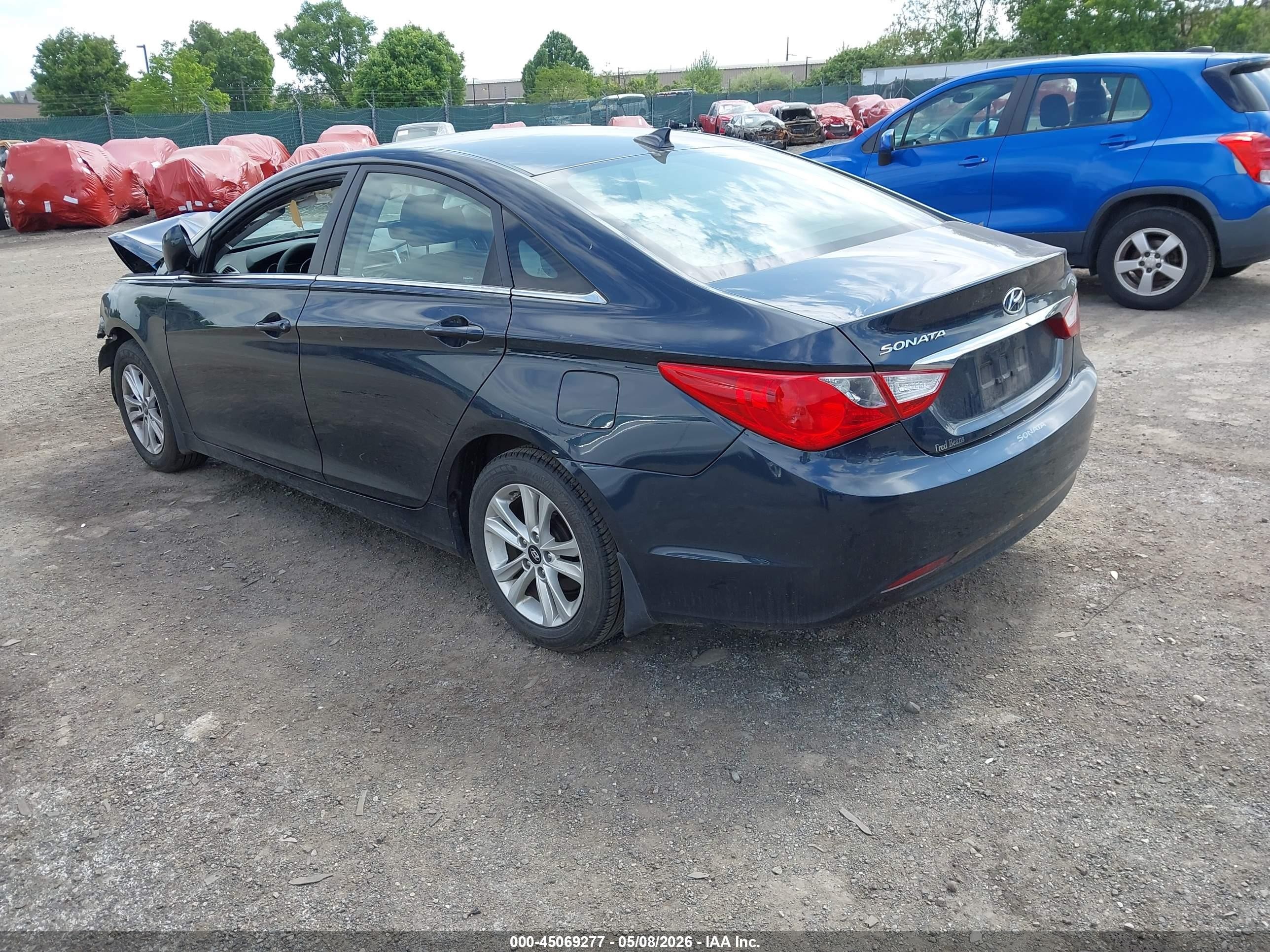 2013 Hyundai Sonata Gls Blue vin: 5NPEB4AC9DH623979