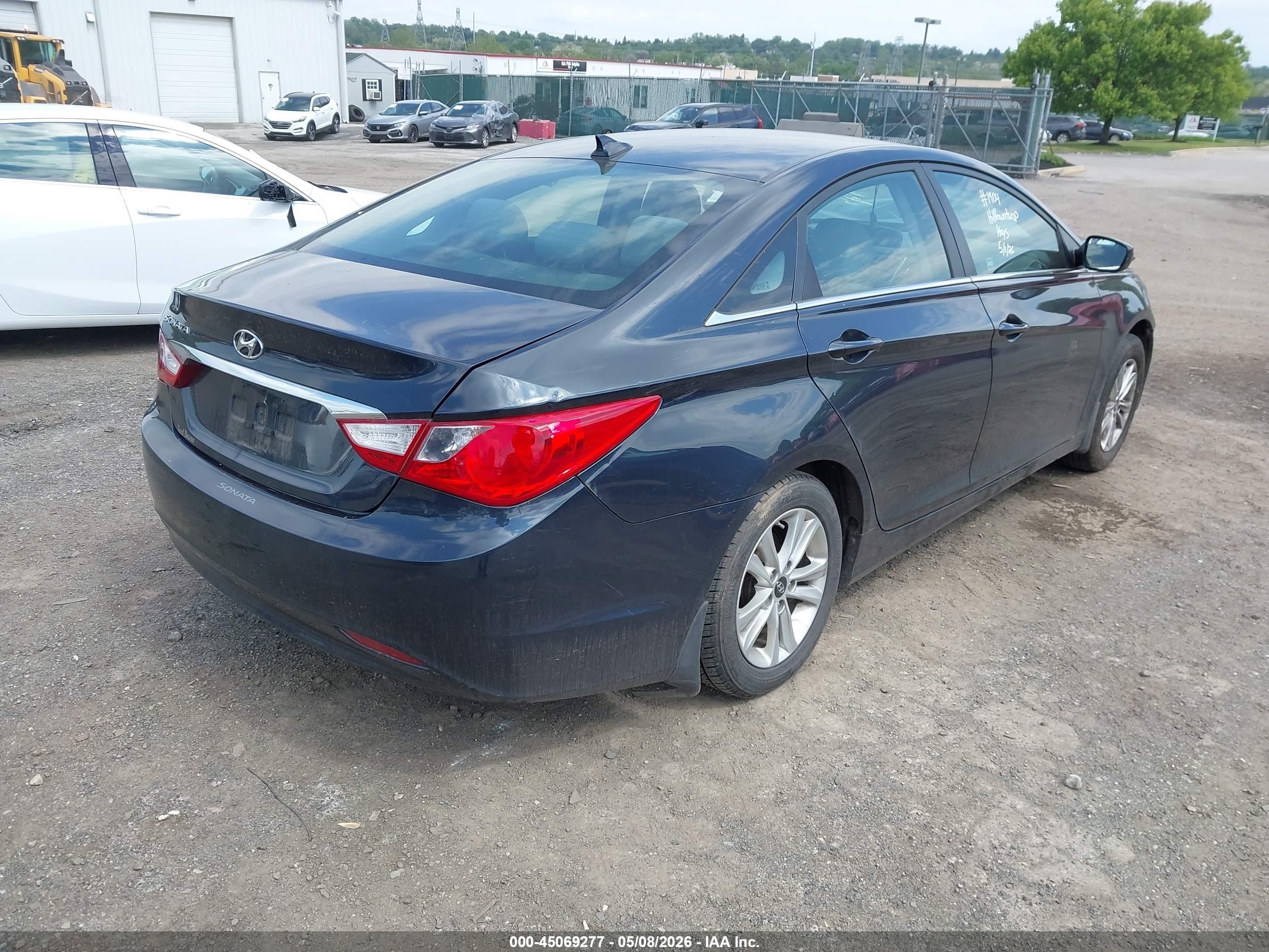 2013 Hyundai Sonata Gls Blue vin: 5NPEB4AC9DH623979