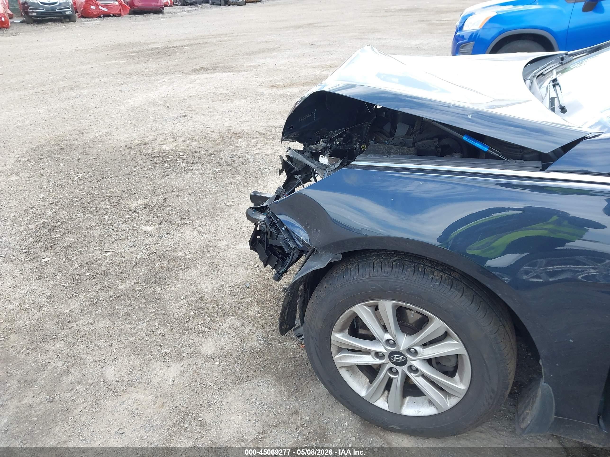2013 Hyundai Sonata Gls Blue vin: 5NPEB4AC9DH623979