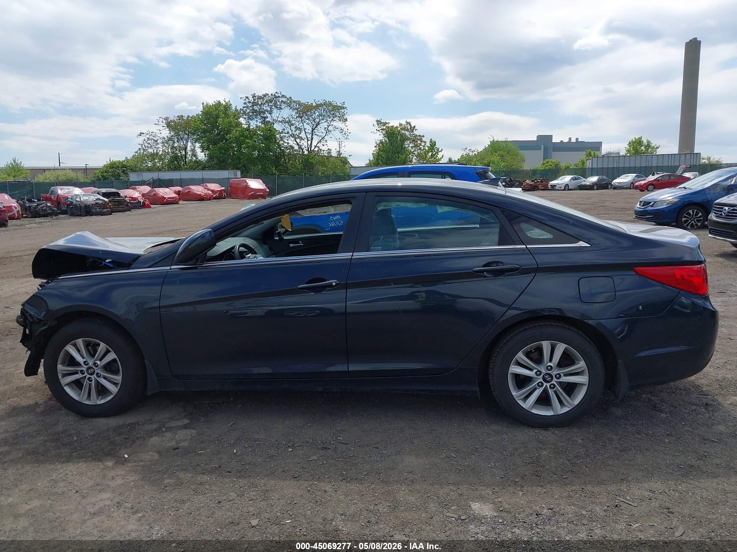 2013 Hyundai Sonata Gls Blue vin: 5NPEB4AC9DH623979