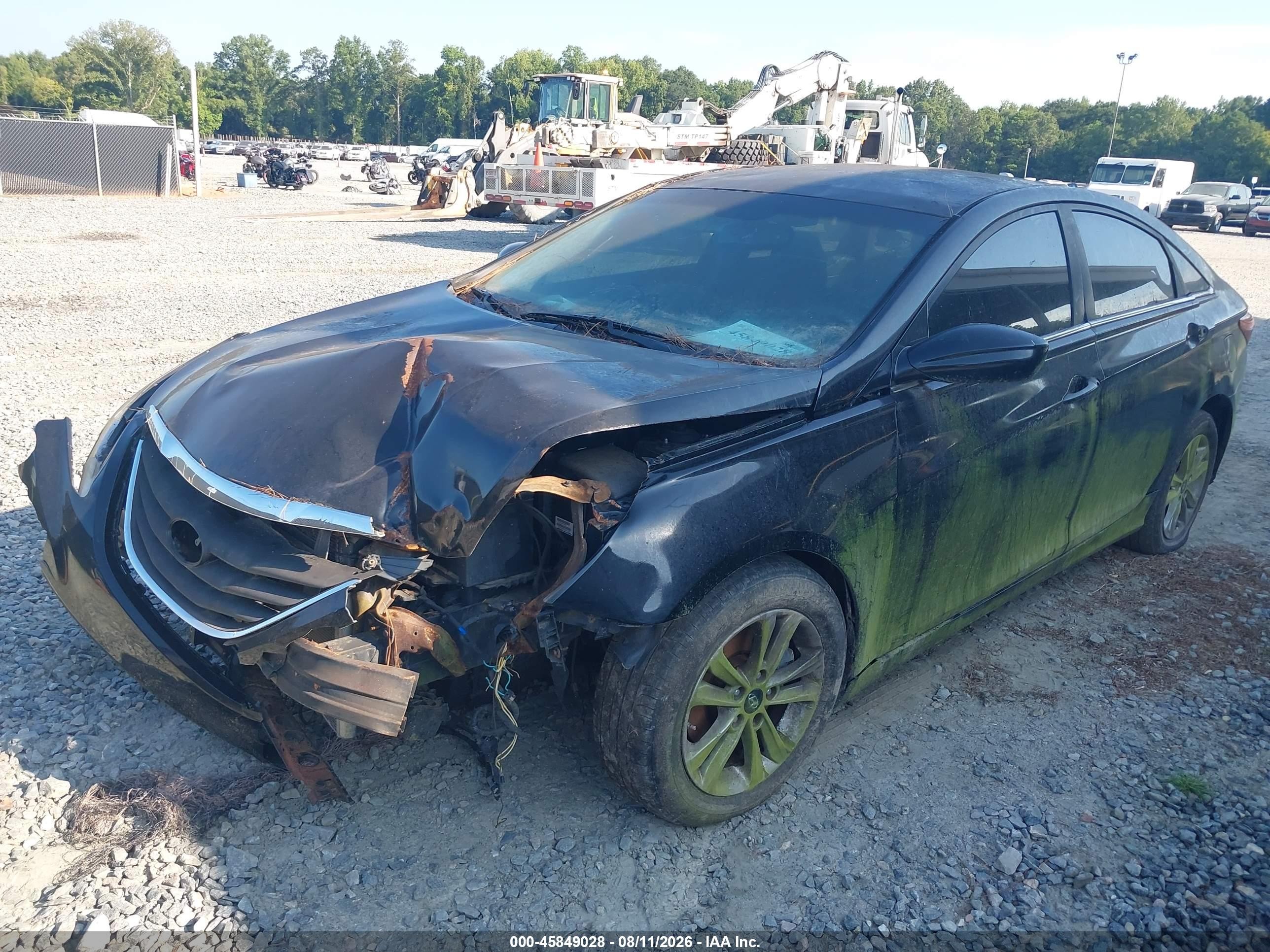 2013 Hyundai Sonata Gls Black vin: 5NPEB4AC9DH627479