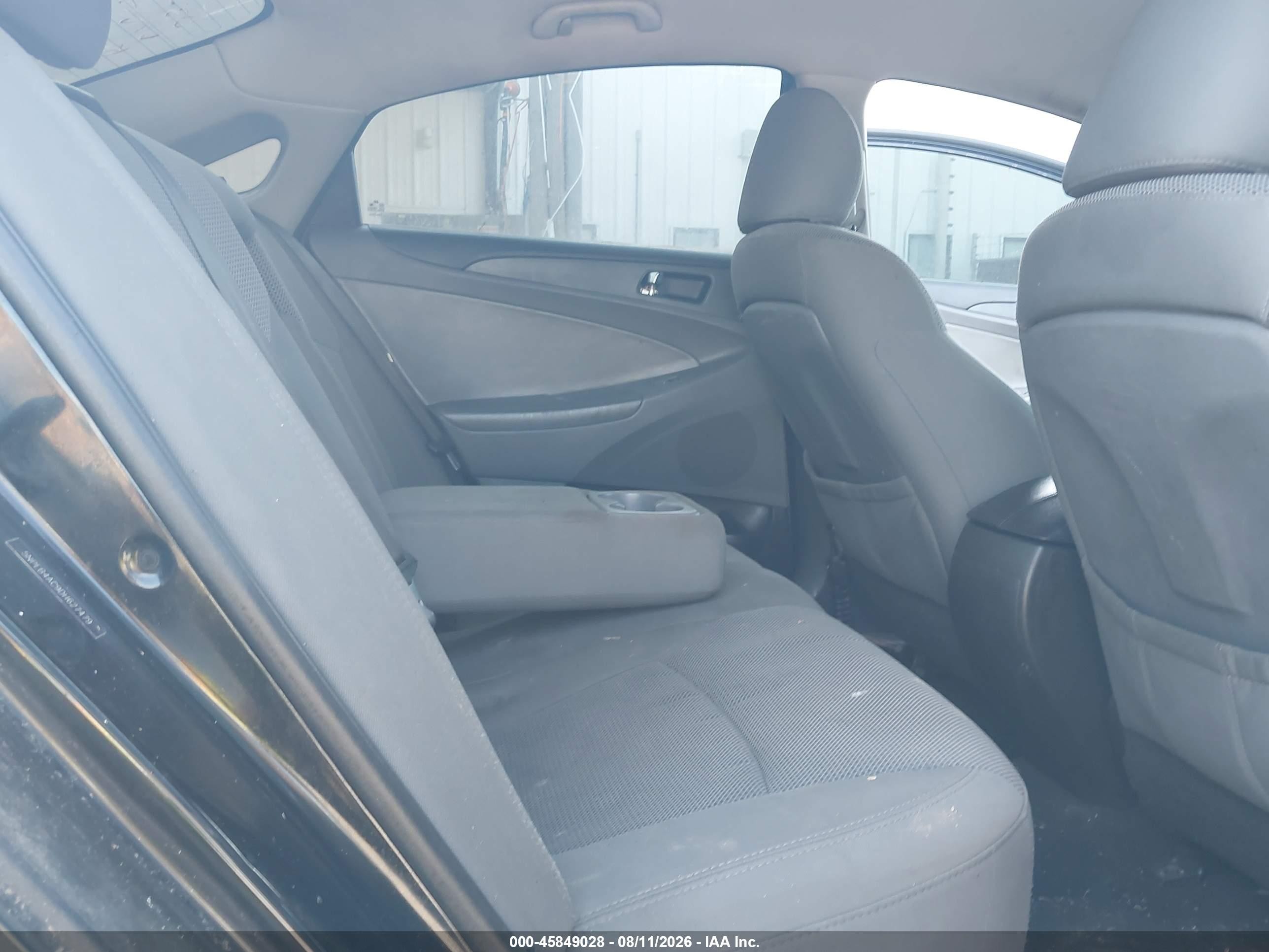 2013 Hyundai Sonata Gls Black vin: 5NPEB4AC9DH627479