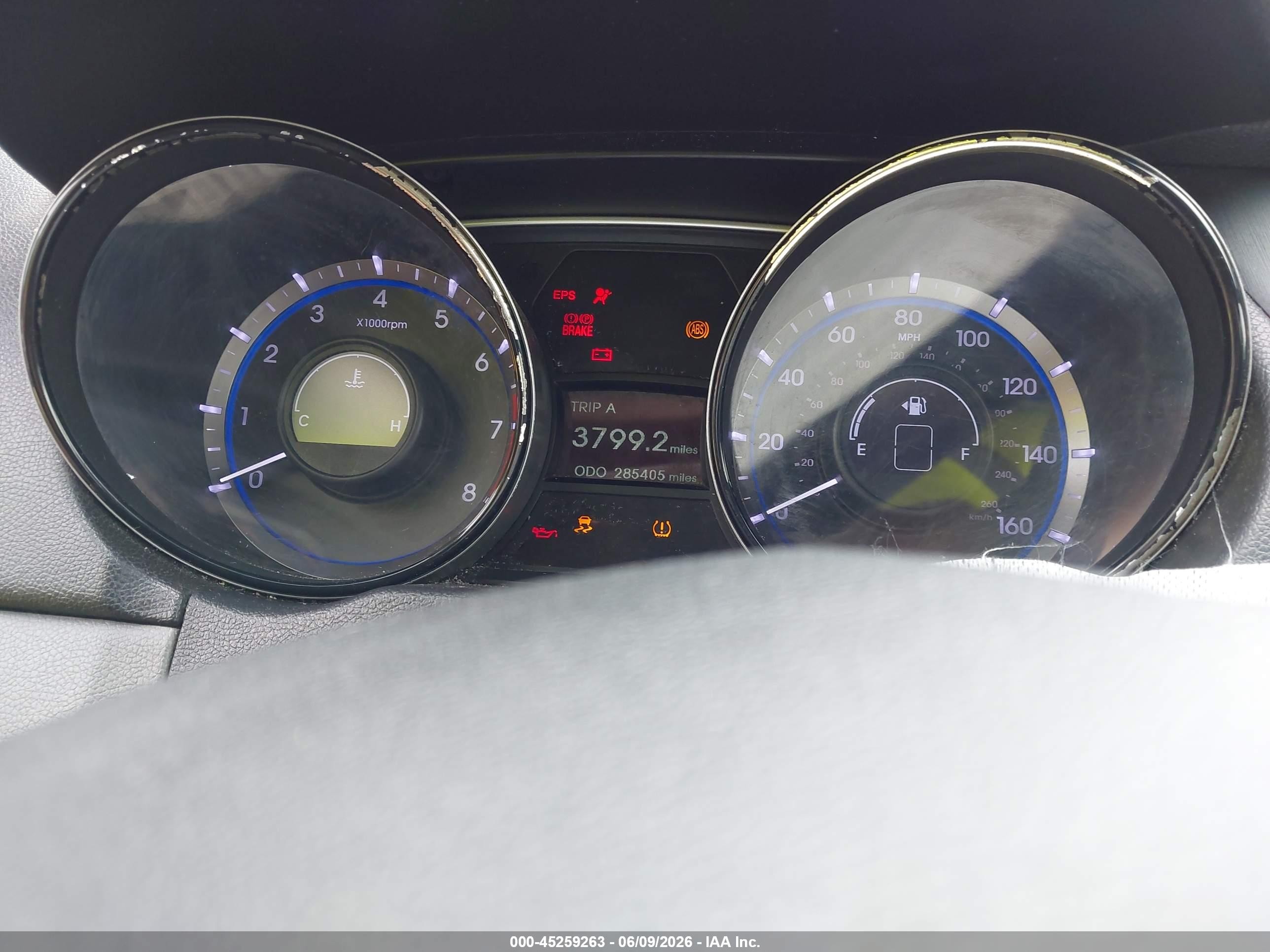 2013 Hyundai Sonata Gls Light Blue vin: 5NPEB4AC9DH630656