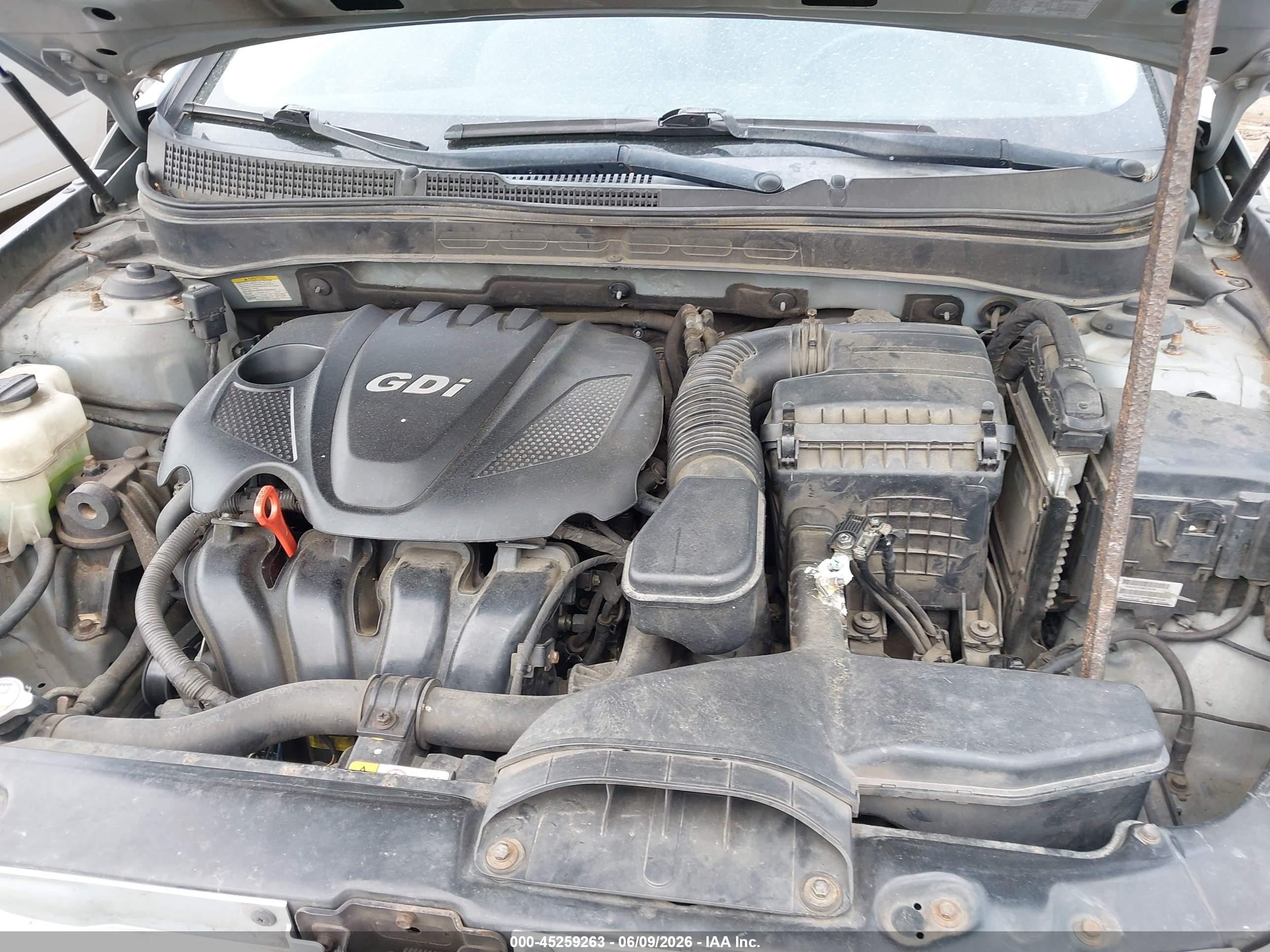 2013 Hyundai Sonata Gls Light Blue vin: 5NPEB4AC9DH630656