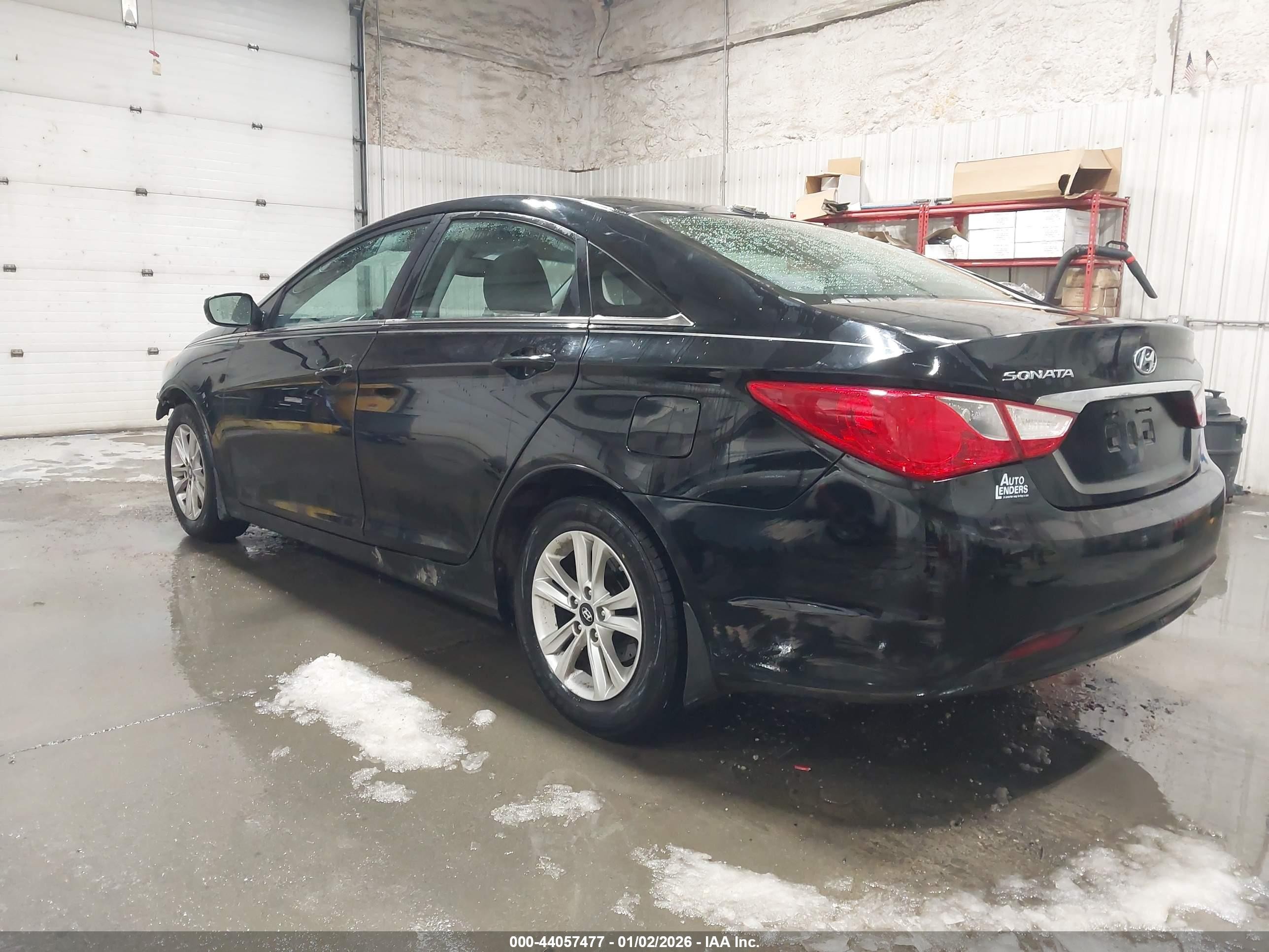 2013 Hyundai Sonata Gls Black vin: 5NPEB4AC9DH631113