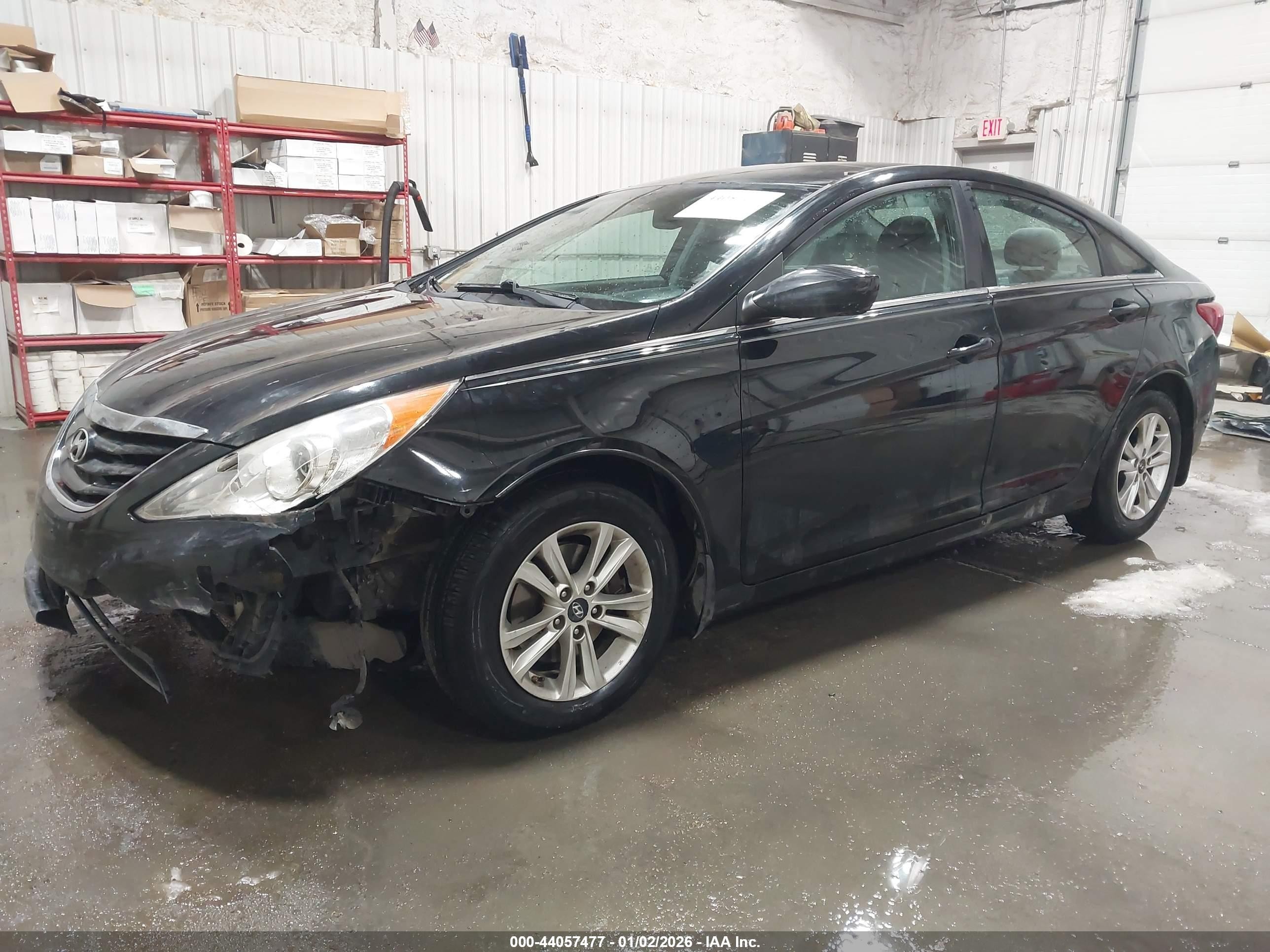 2013 Hyundai Sonata Gls Black vin: 5NPEB4AC9DH631113