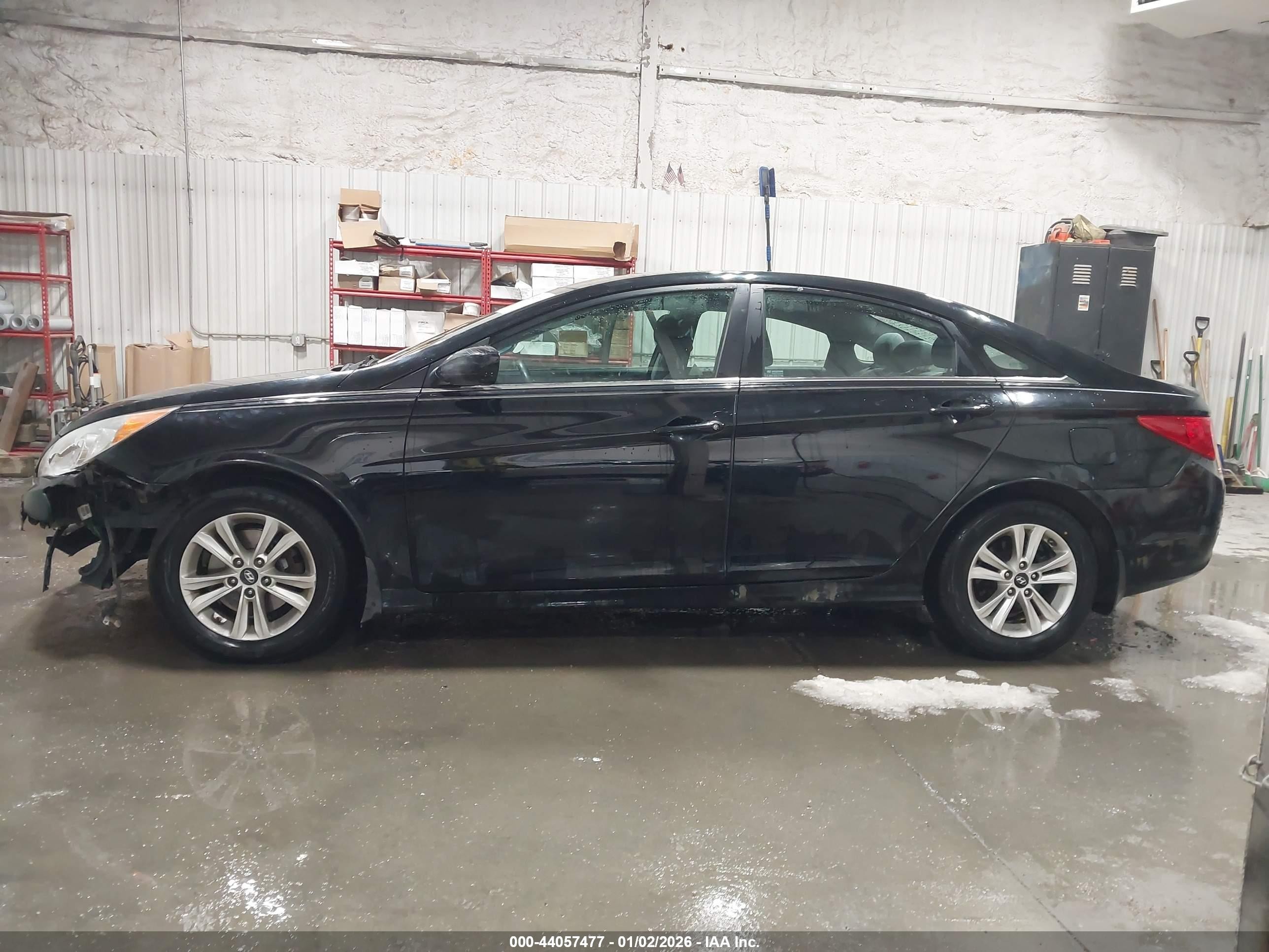 2013 Hyundai Sonata Gls Black vin: 5NPEB4AC9DH631113