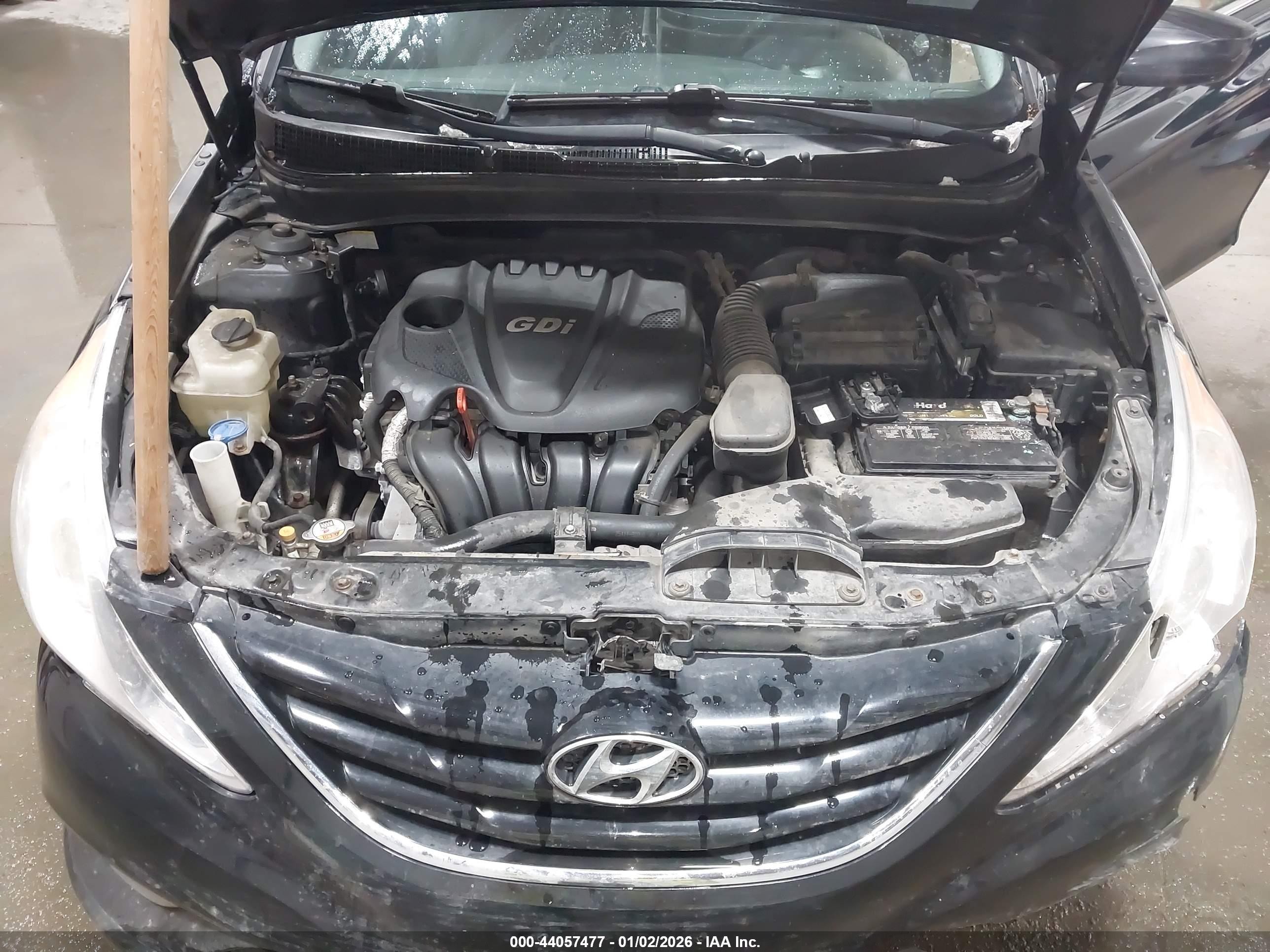 2013 Hyundai Sonata Gls Black vin: 5NPEB4AC9DH631113