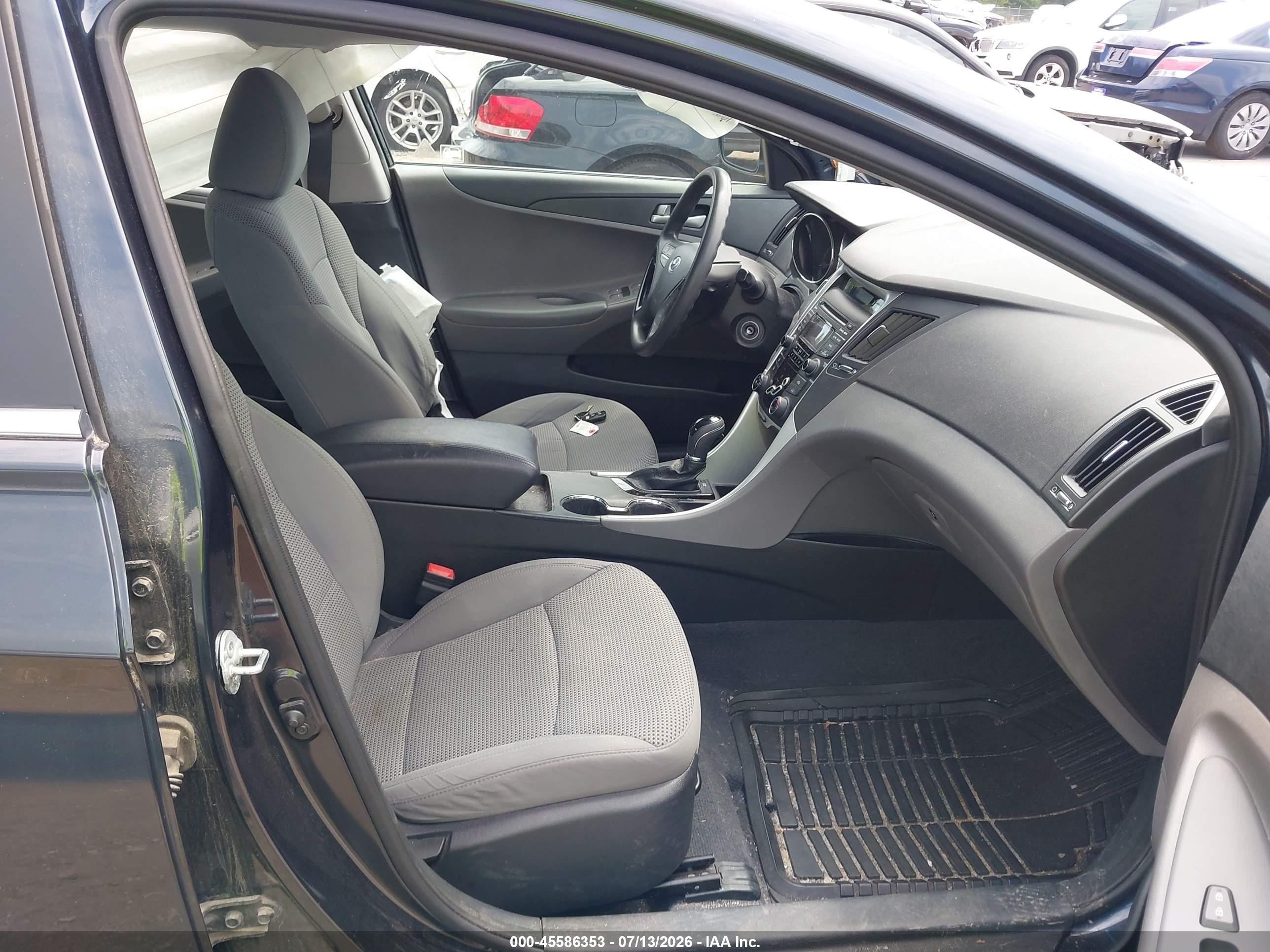 2013 Hyundai Sonata Gls Black vin: 5NPEB4AC9DH635260