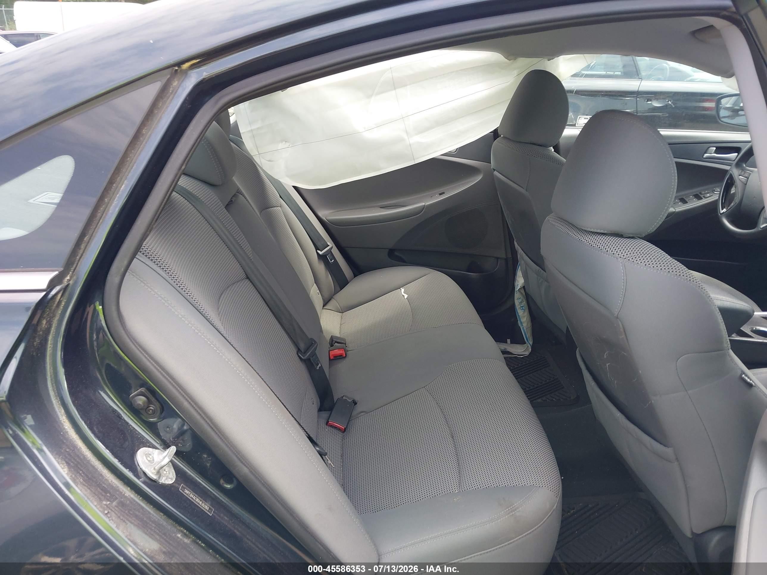 2013 Hyundai Sonata Gls Black vin: 5NPEB4AC9DH635260