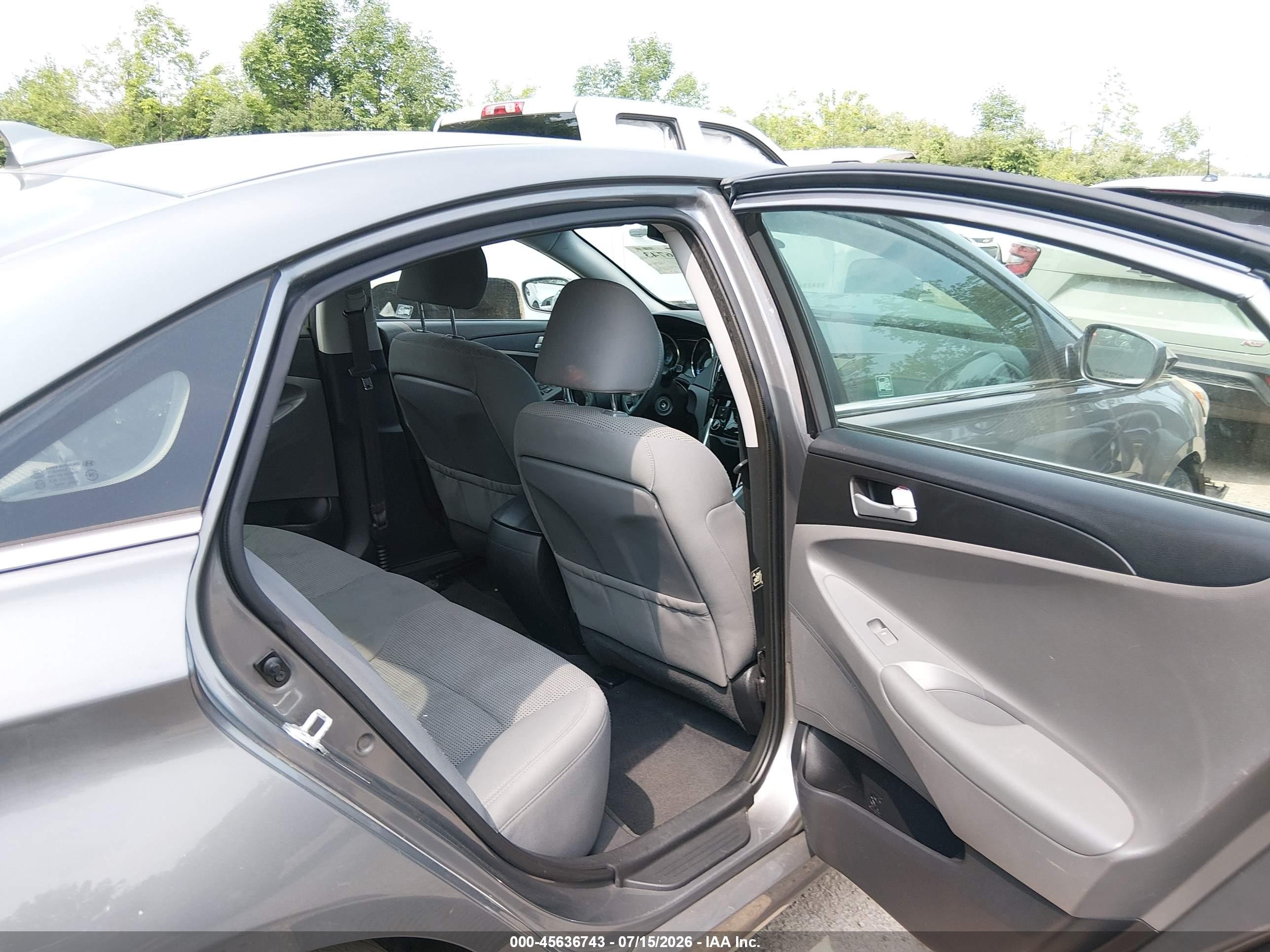 2013 Hyundai Sonata Gls Gray vin: 5NPEB4AC9DH639891