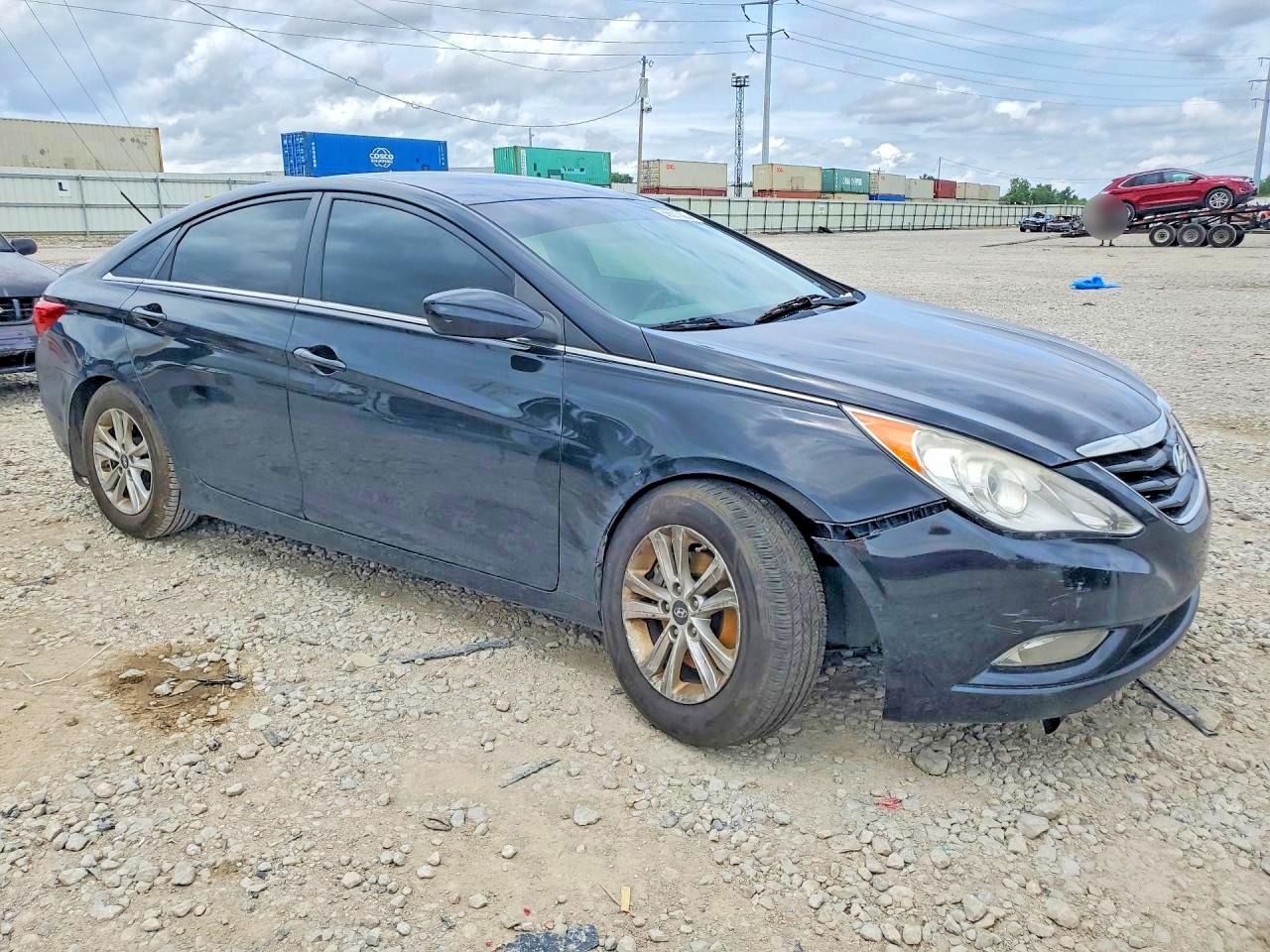 2013 Hyundai Sonata Gls Black vin: 5NPEB4AC9DH642841