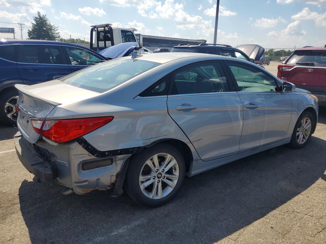 2013 Hyundai Sonata Gls Blue vin: 5NPEB4AC9DH646243