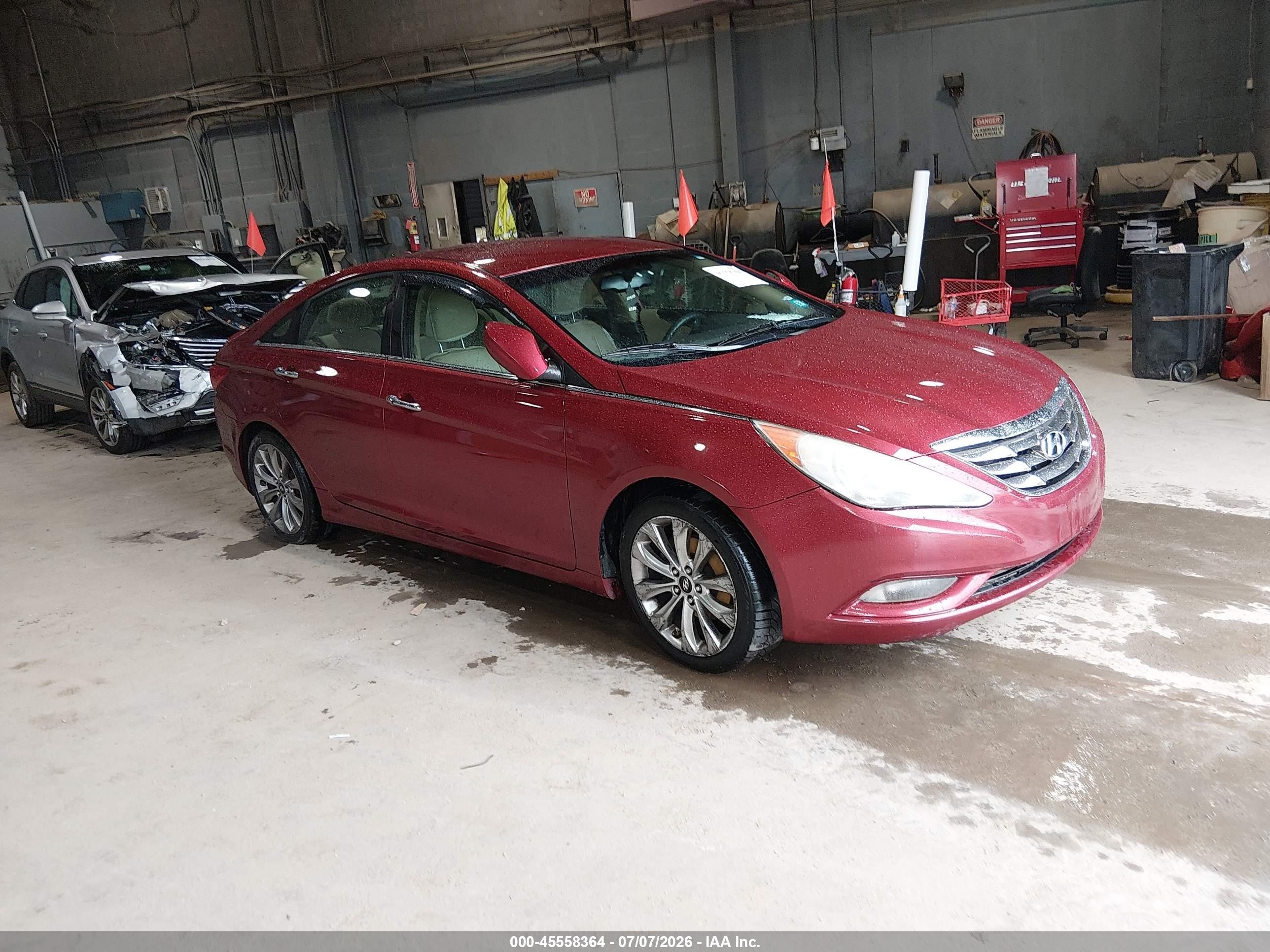 2013 Hyundai Sonata Gls Red vin: 5NPEB4AC9DH658022