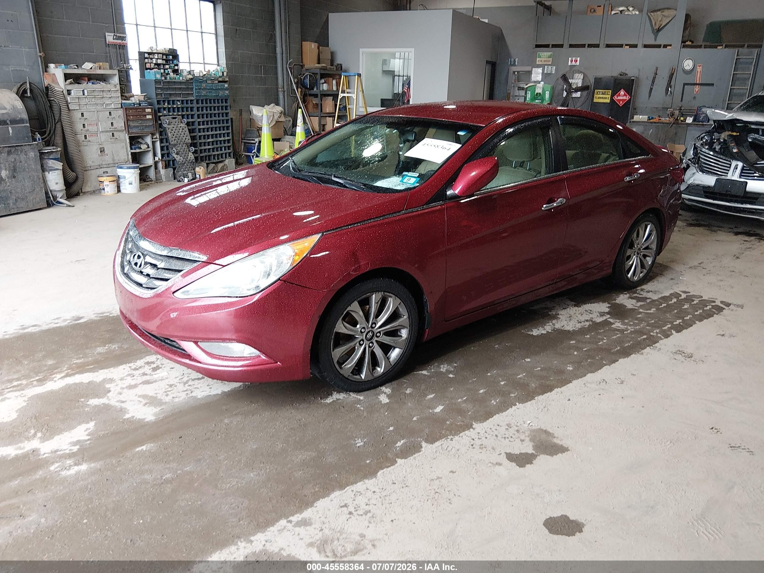 2013 Hyundai Sonata Gls Red vin: 5NPEB4AC9DH658022