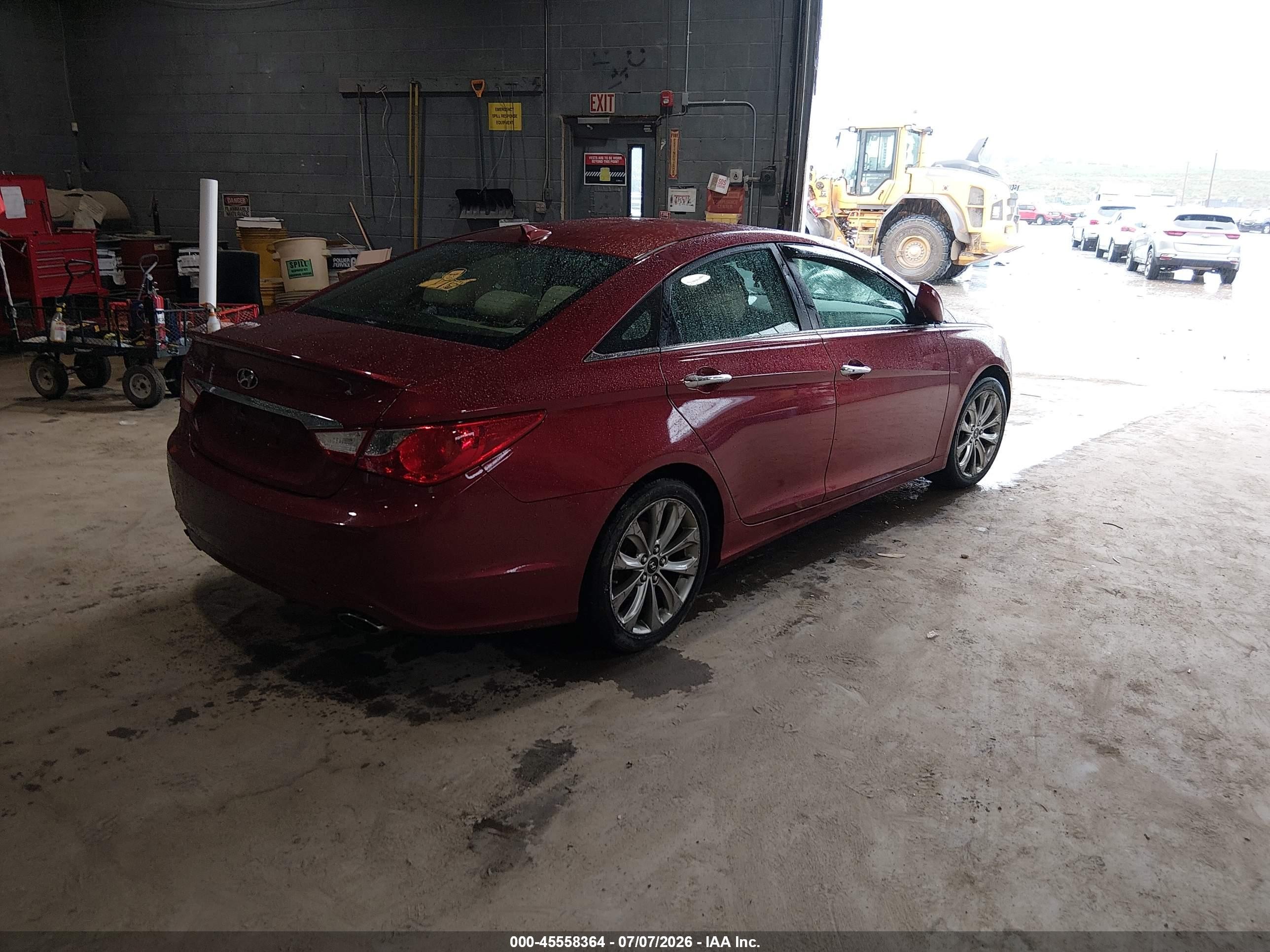 2013 Hyundai Sonata Gls Red vin: 5NPEB4AC9DH658022